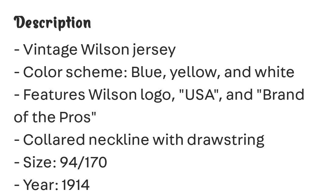 Vintage Vintage Wilson Jersy Size US L / EU 52-54 / 3 - 8 Thumbnail