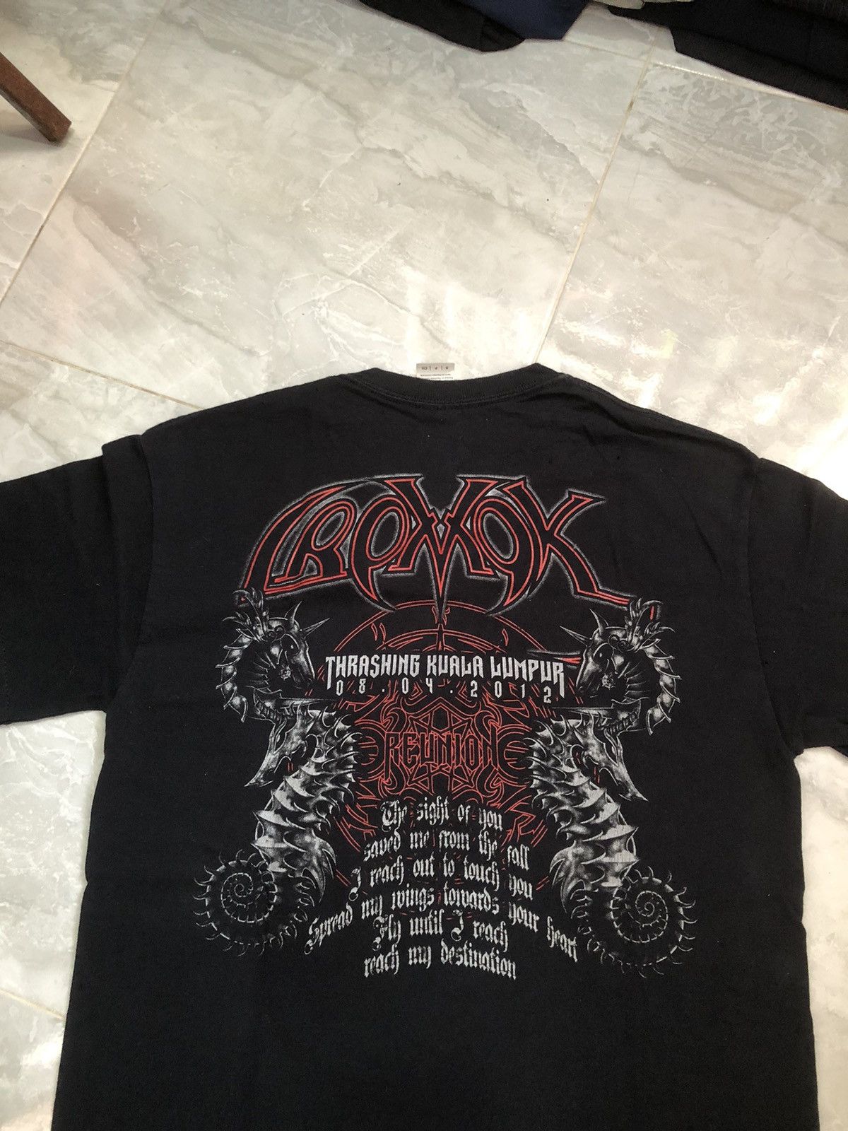 Band Tees Cromok 25th Anniversary Concert Tee 2012 Size US S / EU 44-46 / 1 - 8 Thumbnail