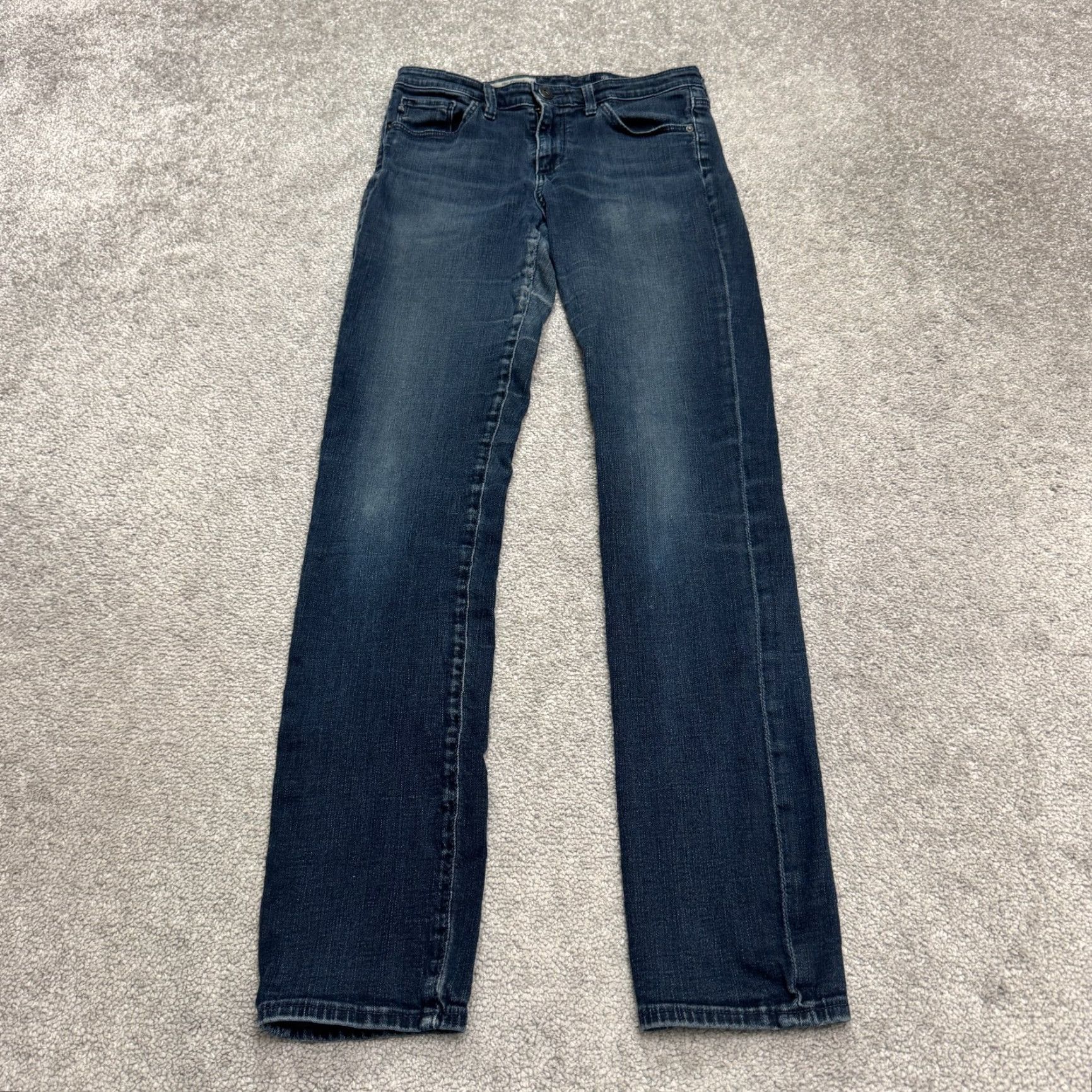 Denime AG Adriano Goldschmied The Prima Mid Rise Cigarette Denim Jeans Womens 6R Blue Size 28" / US 6 / IT 42 - 2 Thumbnail