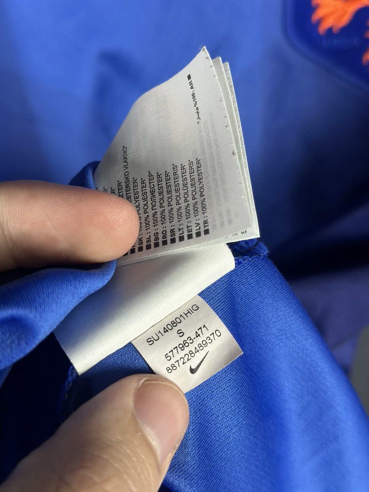 Nike × Vintage 2014 Nike Netherlands Soccer Jersey KNVB Football Size US S / EU 44-46 / 1 - 16 Thumbnail