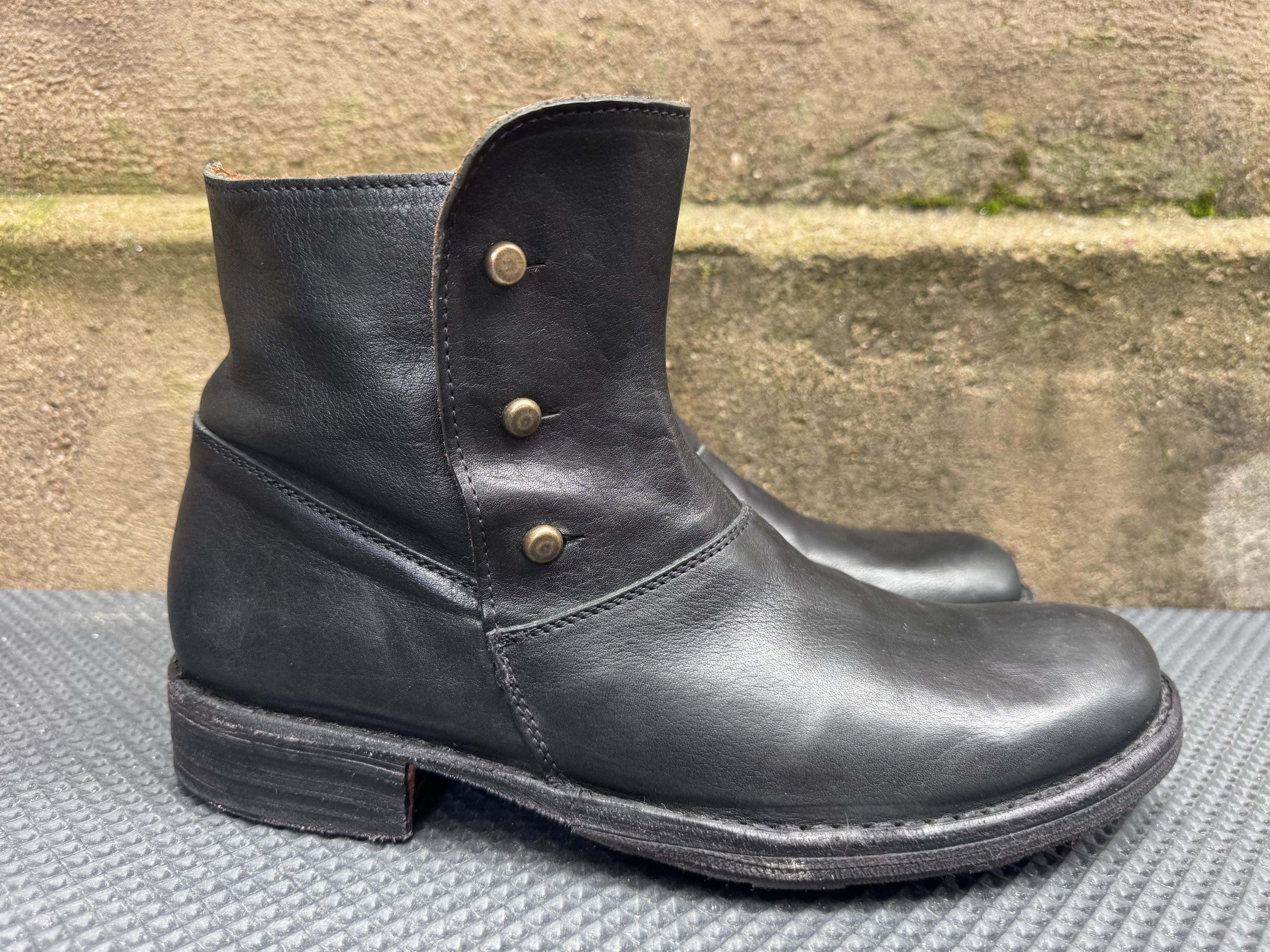 Fiorentini + Baker Fiorentini + Baker Ankle Women's Leather Button Gothic Size US 9 / IT 39 - 4 Thumbnail