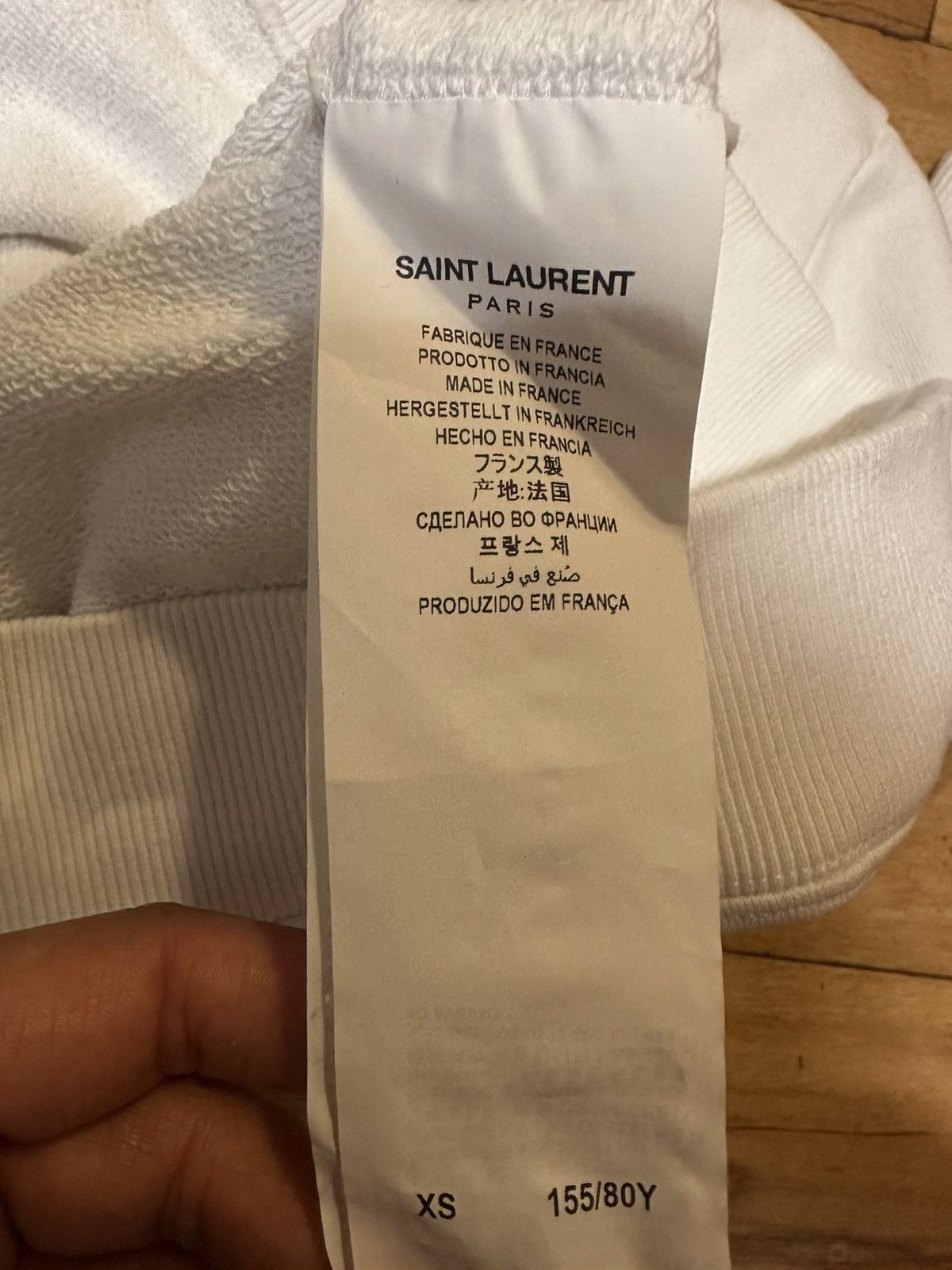 Saint Laurent Paris Saint Laurent Minimal Logo Hoodie Size US XS / EU 42 / 0 - 3 Thumbnail