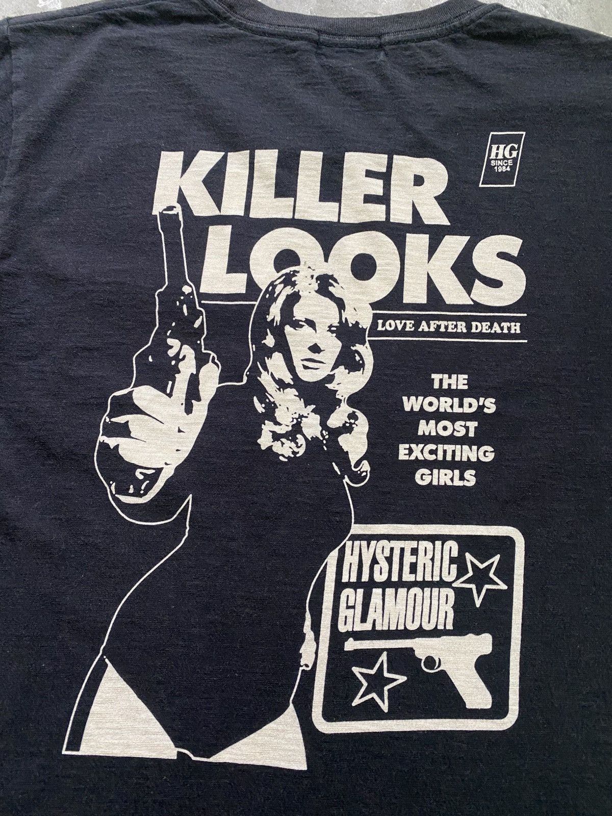 Vintage Hysteric Glamour Killer Looks Sexy Girl T Shirt