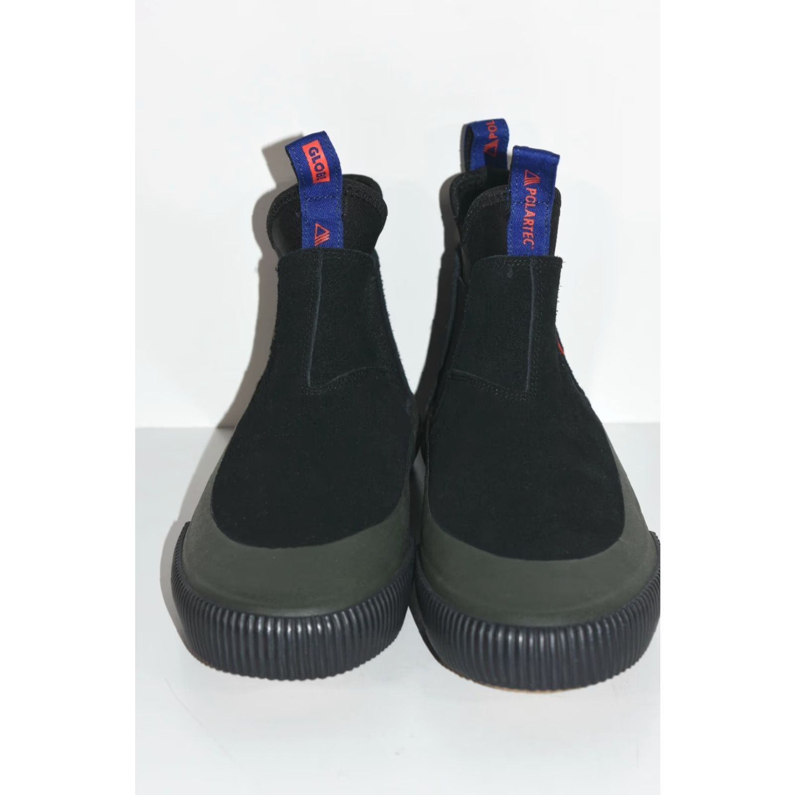 Globe VINTAGE Globe Polertec Hi Top Mens 7 Black Dusty Olive Explr Skate Shoe Sneakers Size US S / EU 44-46 / 1 - 3 Thumbnail
