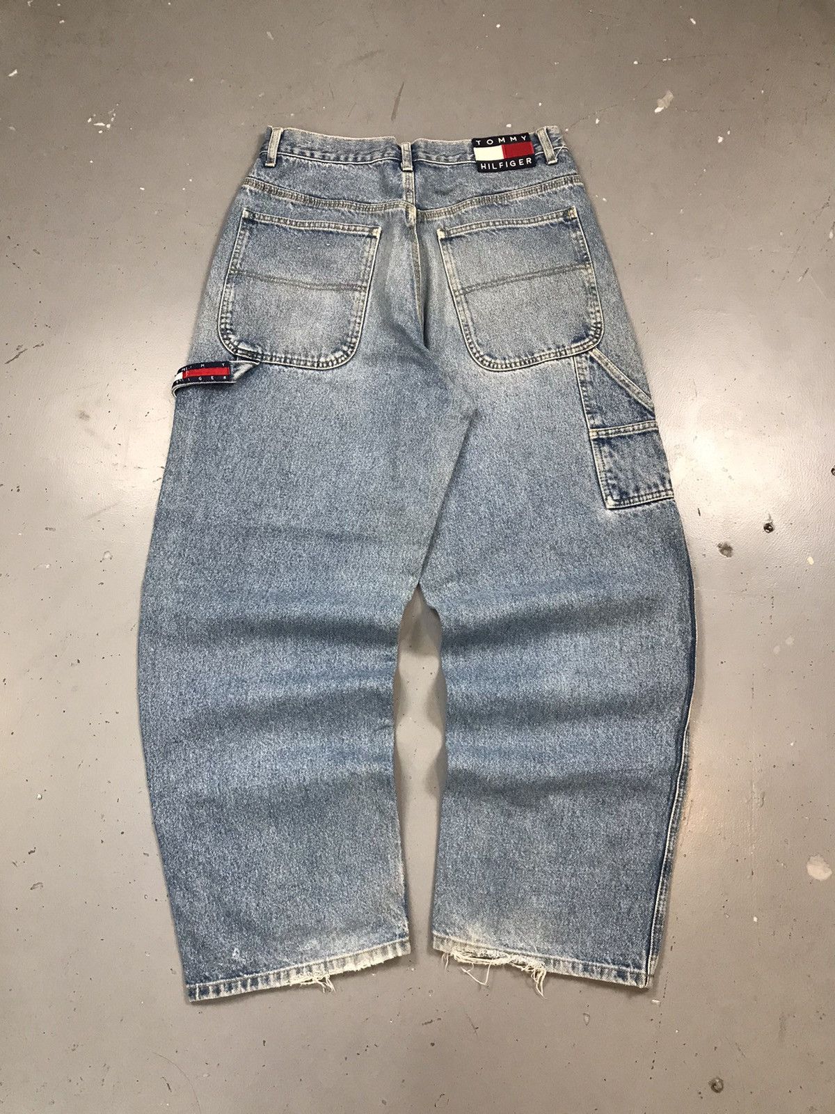 Tommy Hilfiger × Vintage Vintage Tommy Hilfiger baggy carpenter denim Size US 32 / EU 48 - 10 Thumbnail