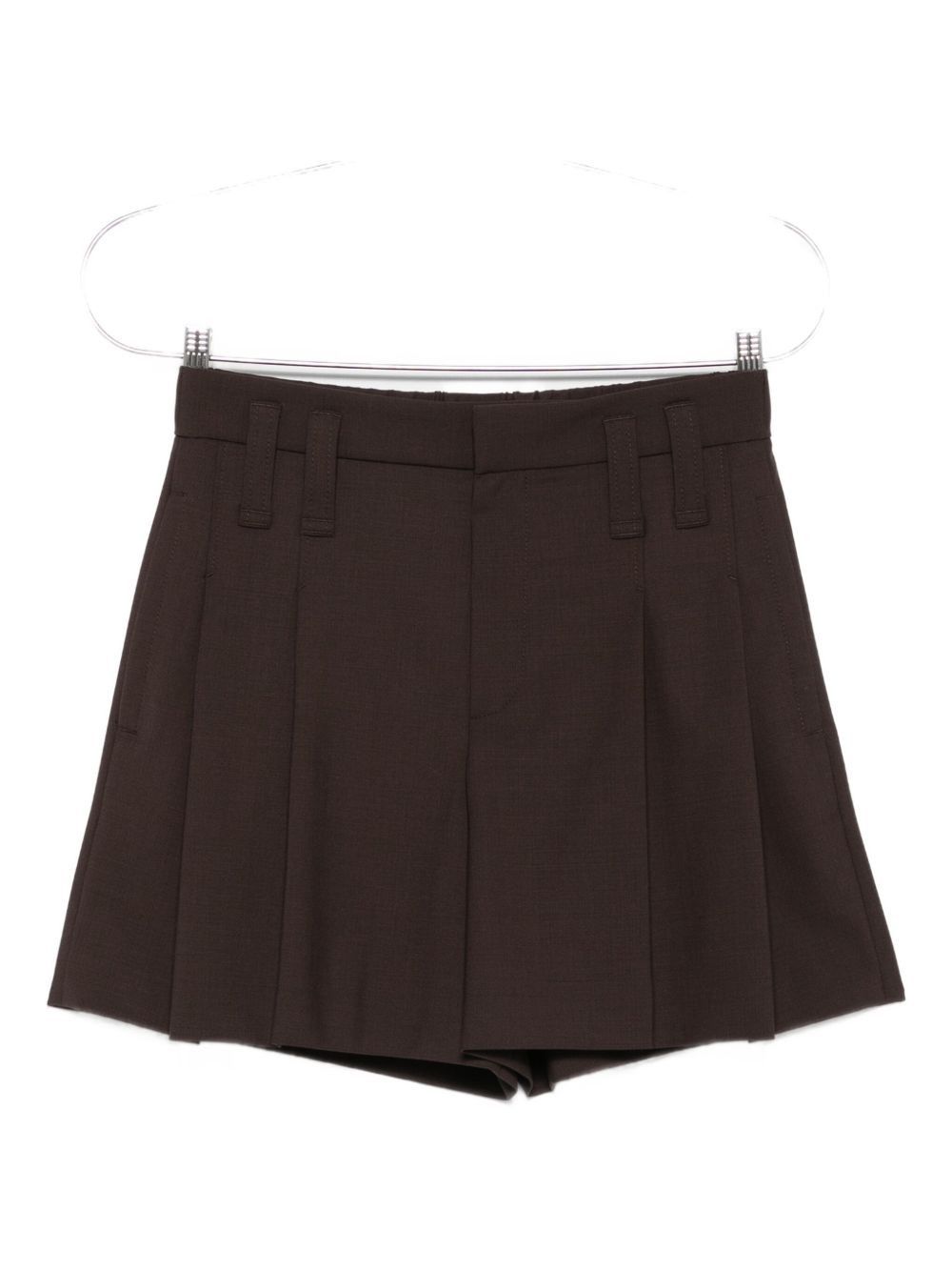 Brunello Cucinelli WOOL BLEND SHORTS Size 28" / US 6 / IT 42 - 1 Thumbnail