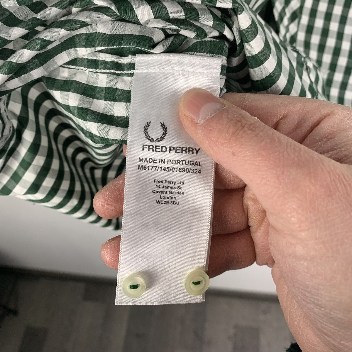 Fred Perry Fred Perry Sportswear Checkered Shirt Short Sleeve Size 38 Size US S / EU 44-46 / 1 - 9 Thumbnail