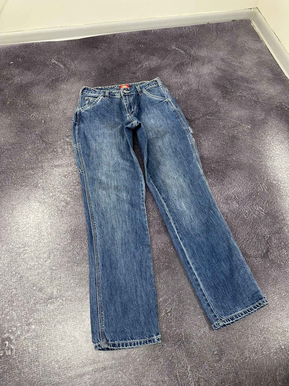 Dickies Vintage Dickies Y2K Blue Work Hype Slim Jeans Size US 28 / EU 44 - 9 Thumbnail