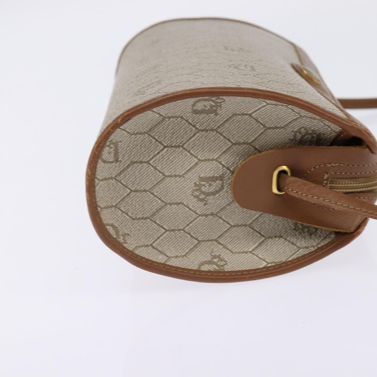 Dior DIOR Honeycomb Canvas Shoulder Bag Pvc Beige Gold Size ONE SIZE - 5 Thumbnail