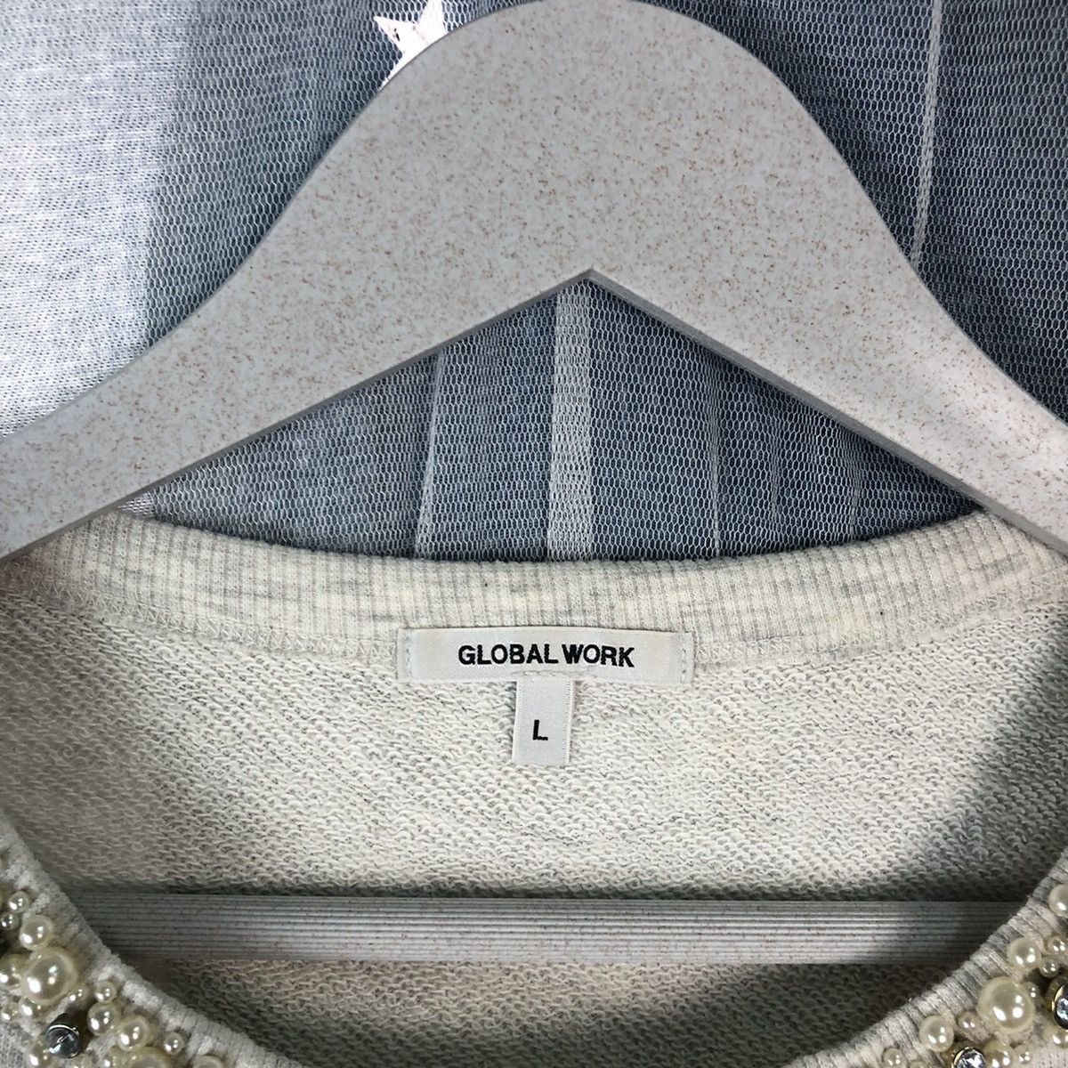Global Work × Japanese Brand Global Work Grey Sweatshirt #921 Size L / US 10 / IT 46 - 9 Thumbnail