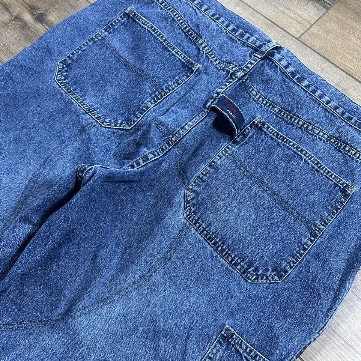 Tommy Hilfiger Vintage 90s Tommy Hilfiger Relaxed Wide Leg Carpenter Jeans Size US 40 / EU 56 - 6 Thumbnail