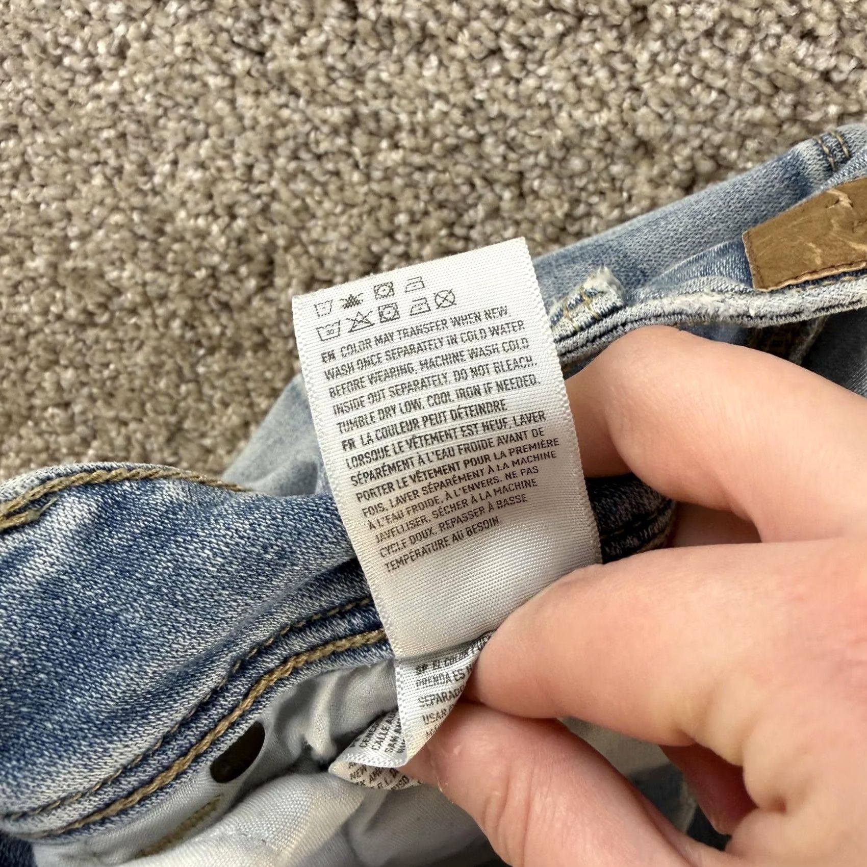 American Eagle Outfitters American Eagle Outfitters Jeans Womens 4 Bootcut Light Wash Blue Stretch Denim 5-Pocket Design Size 27" / US 4 / IT 40 - 7 Thumbnail