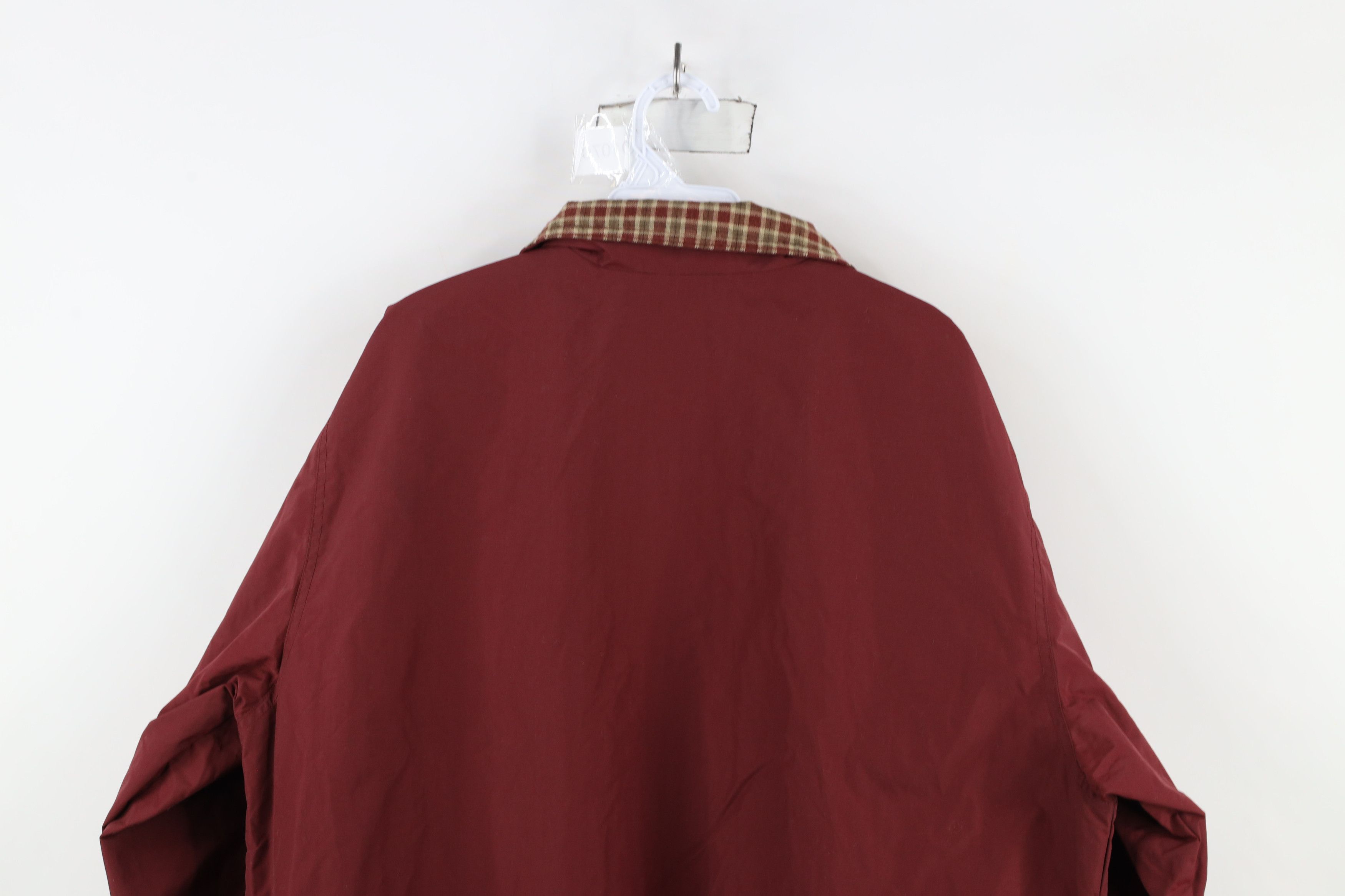L.L. Bean × Vintage Vintage LL Bean Flannel Lined Full Zip Bombe Jacket Red Size US L / EU 52-54 / 3 - 13 Thumbnail