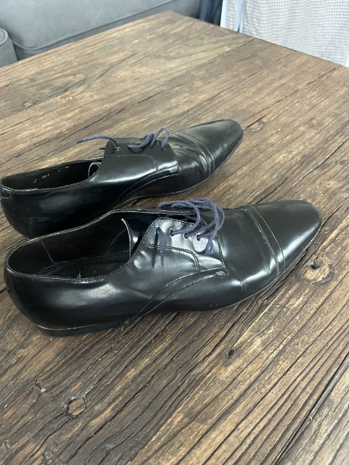 Paul Smith Paul Smith Black Leather Oxford Shoes UK7 Size US 8 / EU 41 - 1 Thumbnail
