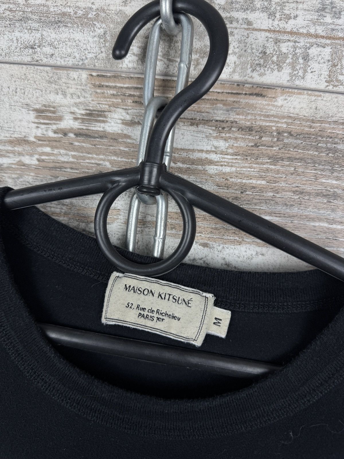 Maison Kitsune Mens Maison Kitsune T-Shirt black cotton tee size M Size US M / EU 48-50 / 2 - 8 Thumbnail