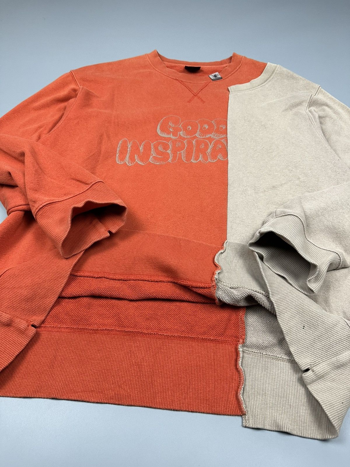 Japanese Brand × Maison MIHARA YASUHIRO Good Inspiration Miharayasuhiro GU 2 Cuts Sweatshirts Size US XL / EU 56 / 4 - 7 Thumbnail