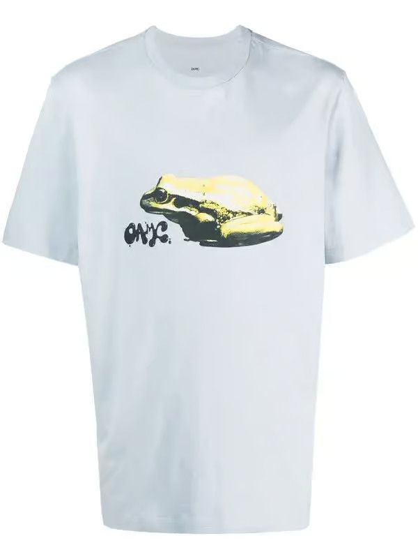 o1y0225 Logo Crewneck T-Shirt in Sky Blue