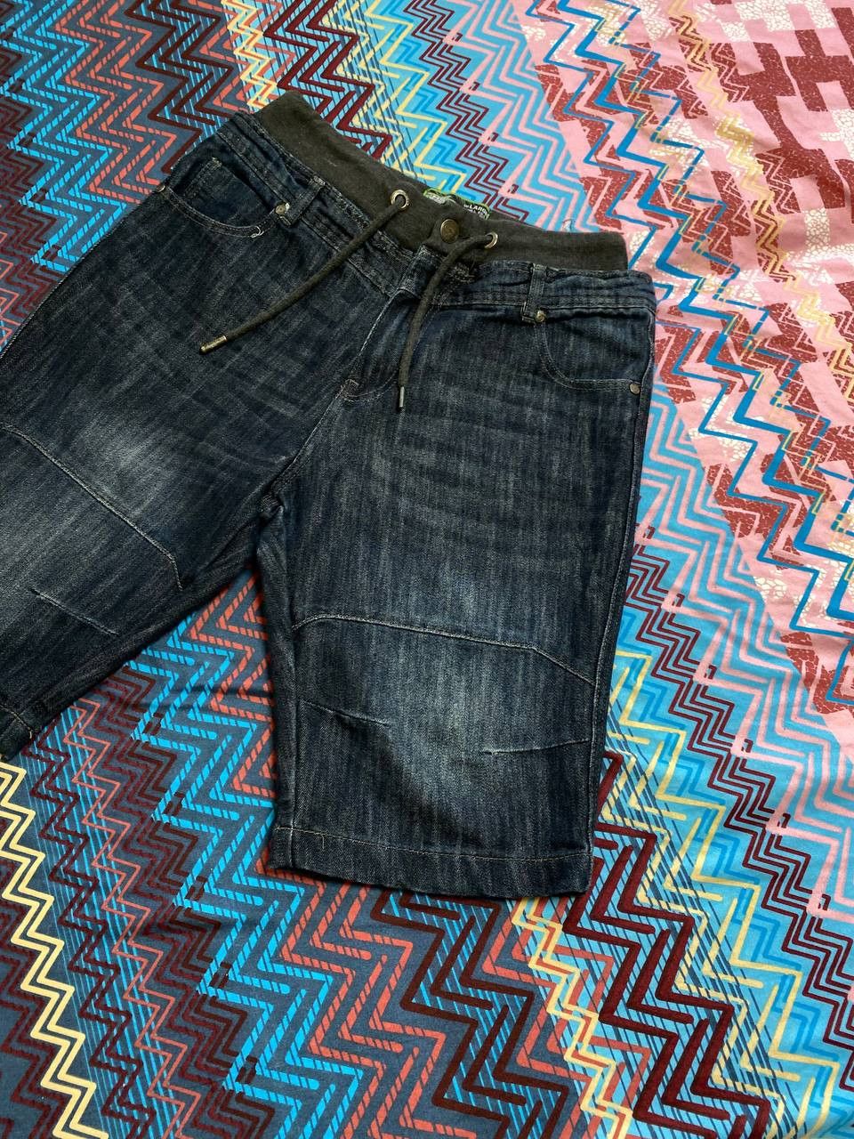 Japanese Brand × No Fear Vintage Baggy Shorts No Fear Streetwear Rare Denim Casual Size US 34 / EU 50 - 16 Thumbnail