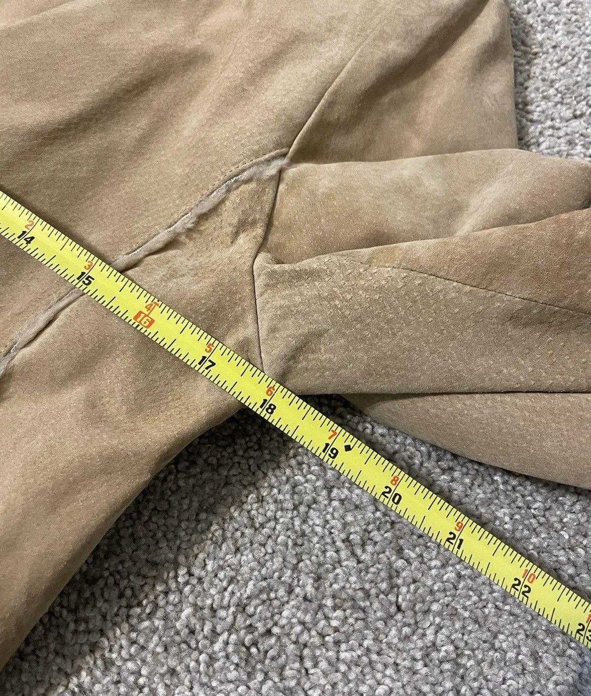 Vintage Vintage 70s Pimp Style Suede Leather Long Coat faux Fur Smal Size S / US 4 / IT 40 - 5 Thumbnail