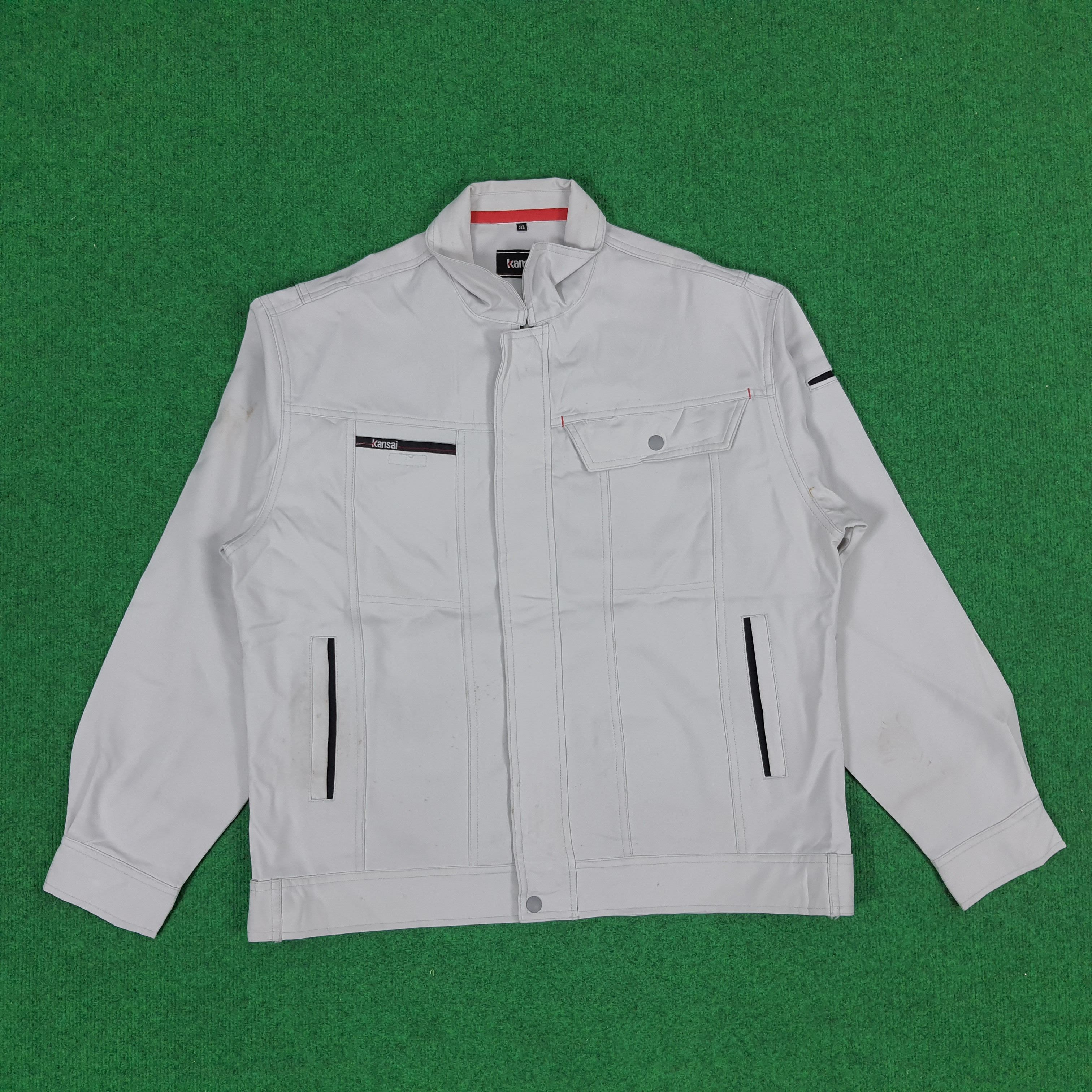 Japanese Brand Vintage Kansai Custom Number Nine Workwear Jacket Size US L / EU 52-54 / 3 - 3 Thumbnail