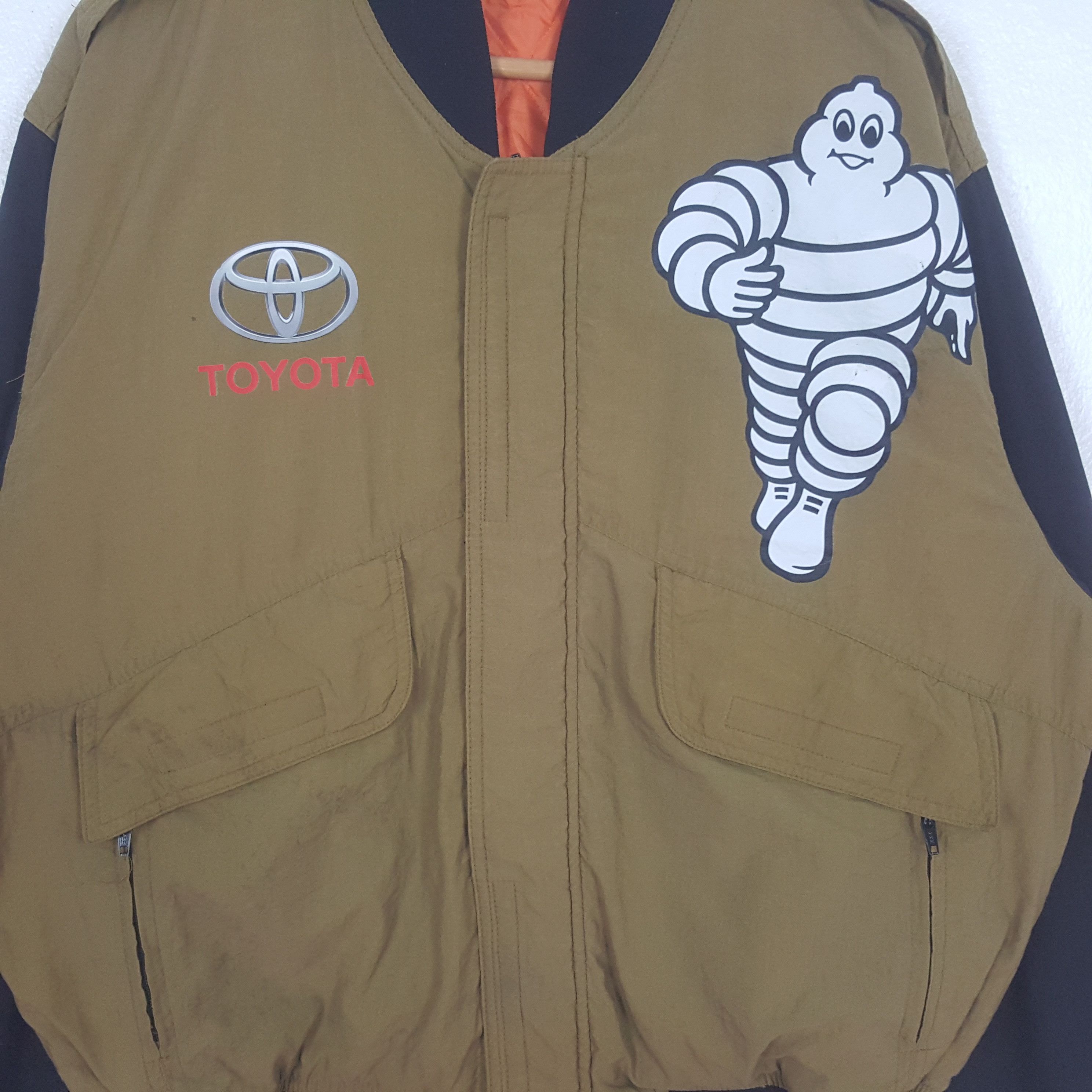Japanese Brand Vintage Toyota X Michelin Racing Team Jacket C310N10 Size US XL / EU 56 / 4 - 4 Thumbnail