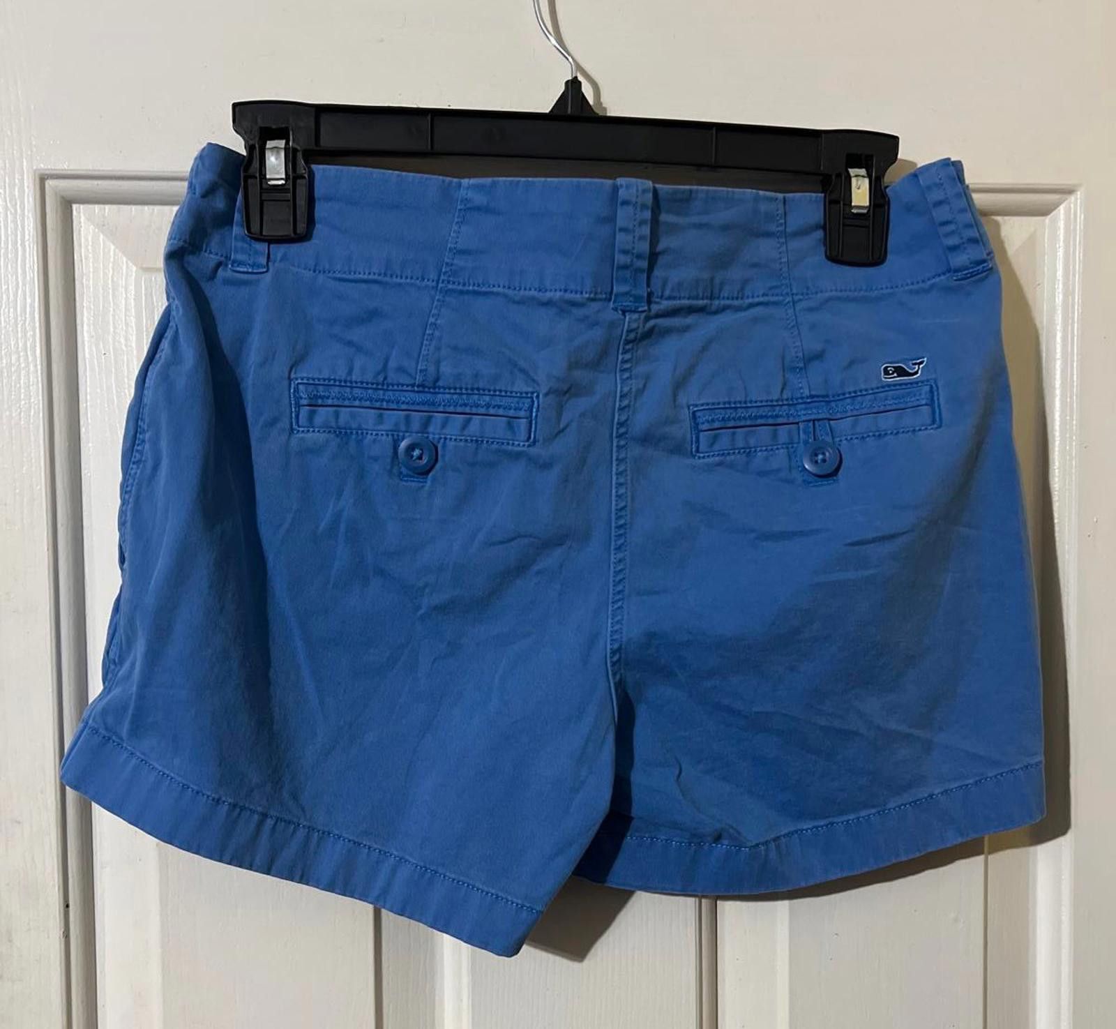 Vineyard Vines Vineyard Vines Ocean Blue Cotton Shorts 0 modern minimalist Size 25" / US 0 / IT 36 - 3 Thumbnail