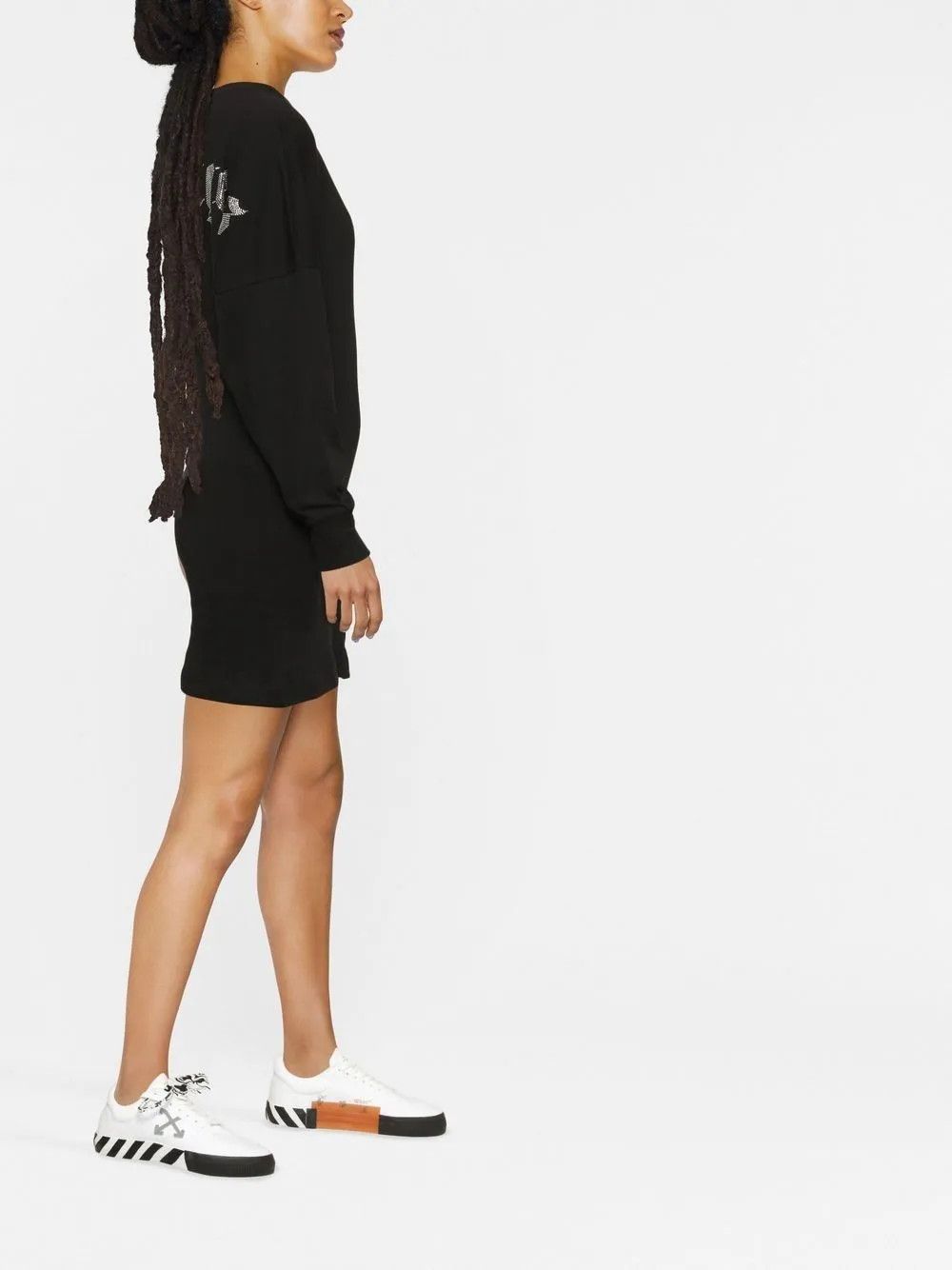Palm Angels o1y1125 Mini Dress in Black Size S / US 4 / IT 40 - 3 Thumbnail