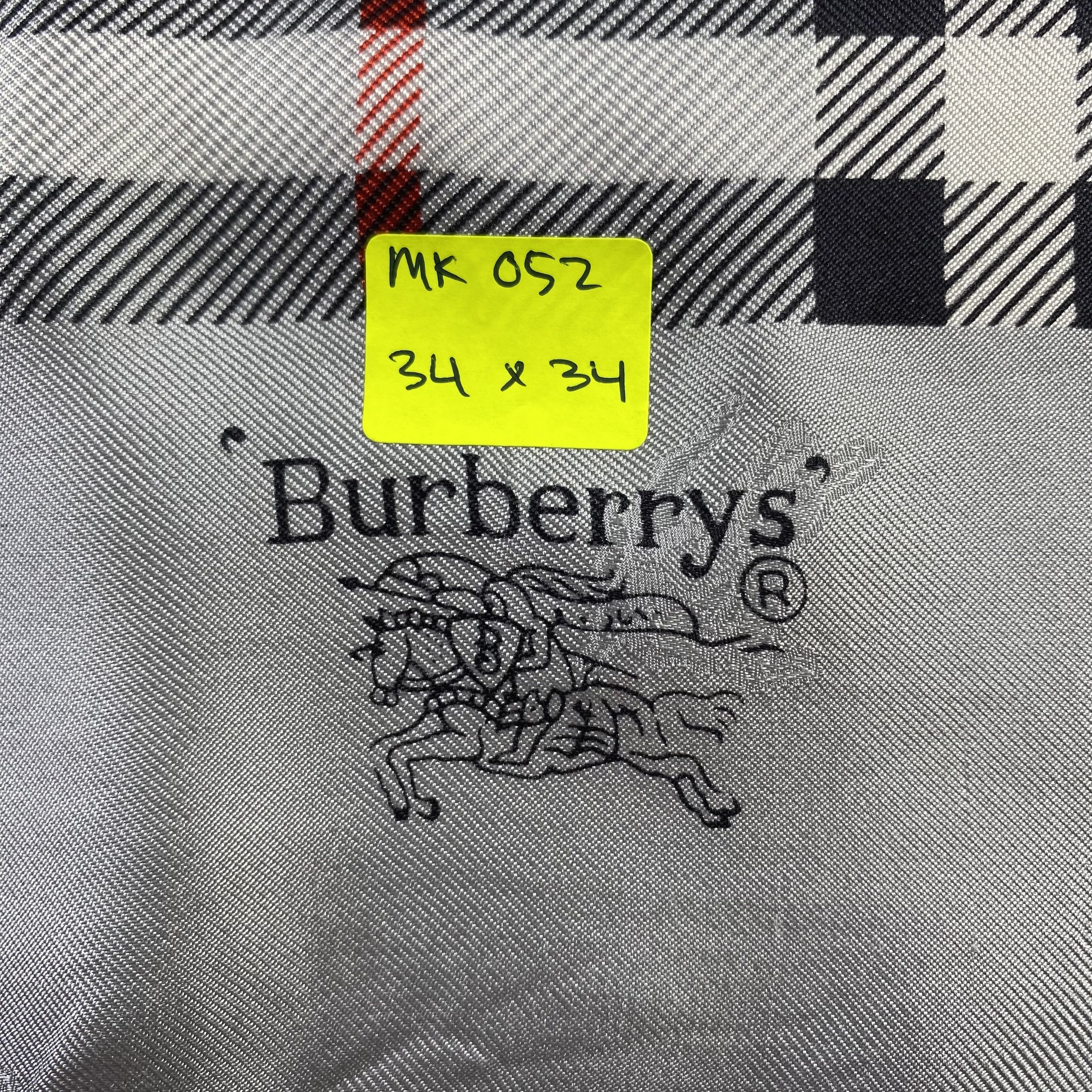 Burberry × Vintage Vintage Burberry Silk Scarf Neck Wrap Muffler Size ONE SIZE - 6 Thumbnail