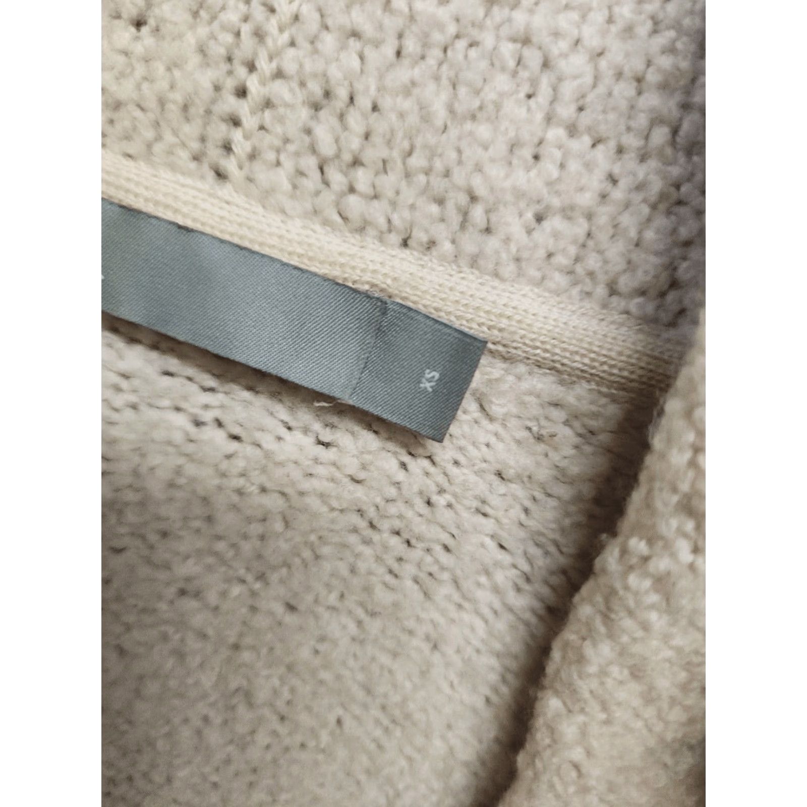 Vince Vince Cardigan Sweater Women S Beige Knit Wool Belted Bow Strap Size S / US 4 / IT 40 - 3 Thumbnail