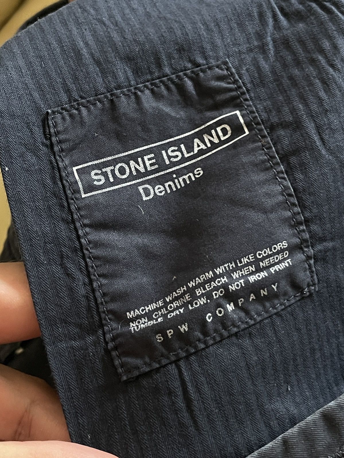 Stone Island vintage Stone Island Denims Chino Shorts Navy Size US 33 - 21 Thumbnail