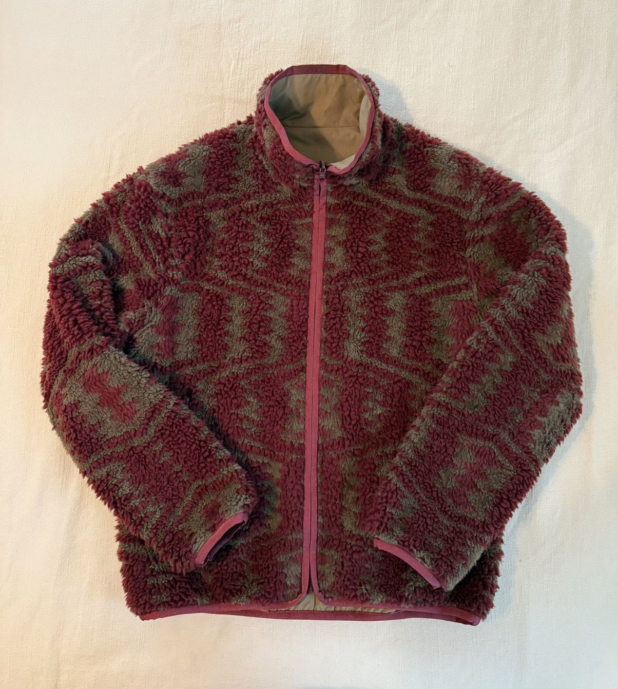 John Elliott Roan Jacquard Full Zip Fleece Jacket Size US S / EU 44-46 / 1 - 1 Thumbnail