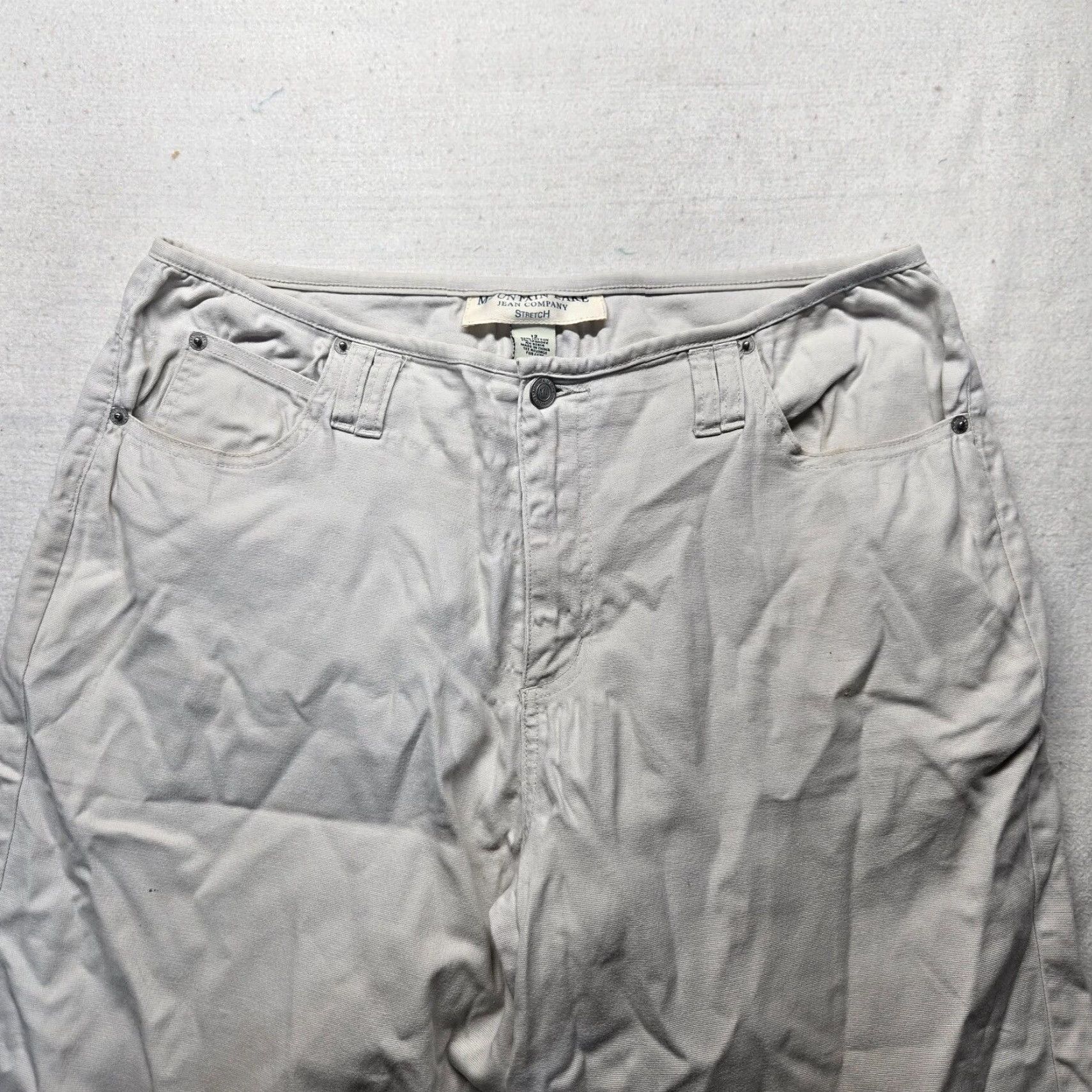 Vintage Mountain Lake Pants Cargo Beige Capris Size 6 Adult Womens Size 28" / US 6 / IT 42 - 2 Thumbnail