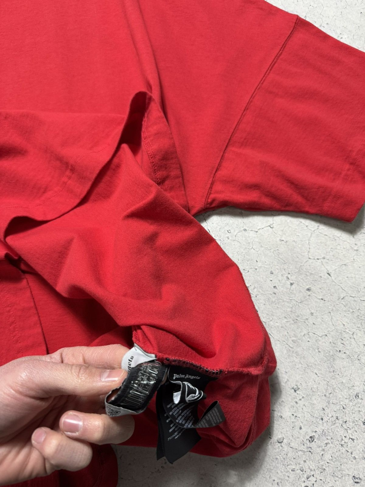 Palm Angels Palm Angels Big Logo Red T-Shirt Size XL Size US XL / EU 56 / 4 - 10 Thumbnail
