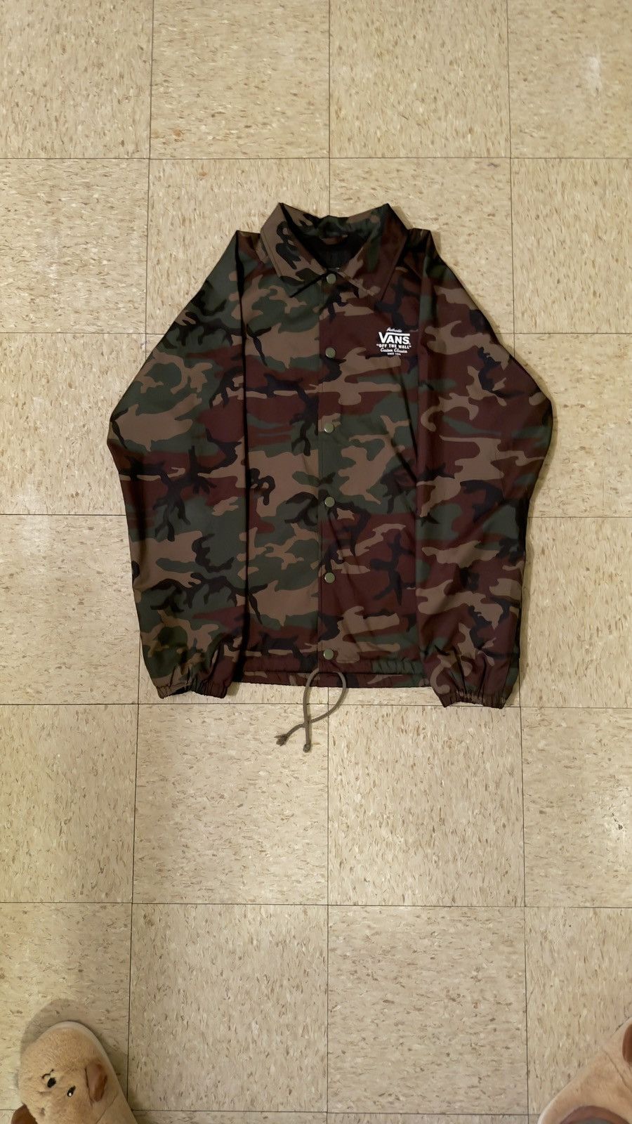 Vans Green Camo Vans Jacket Size US L / EU 52-54 / 3 - 1 Thumbnail