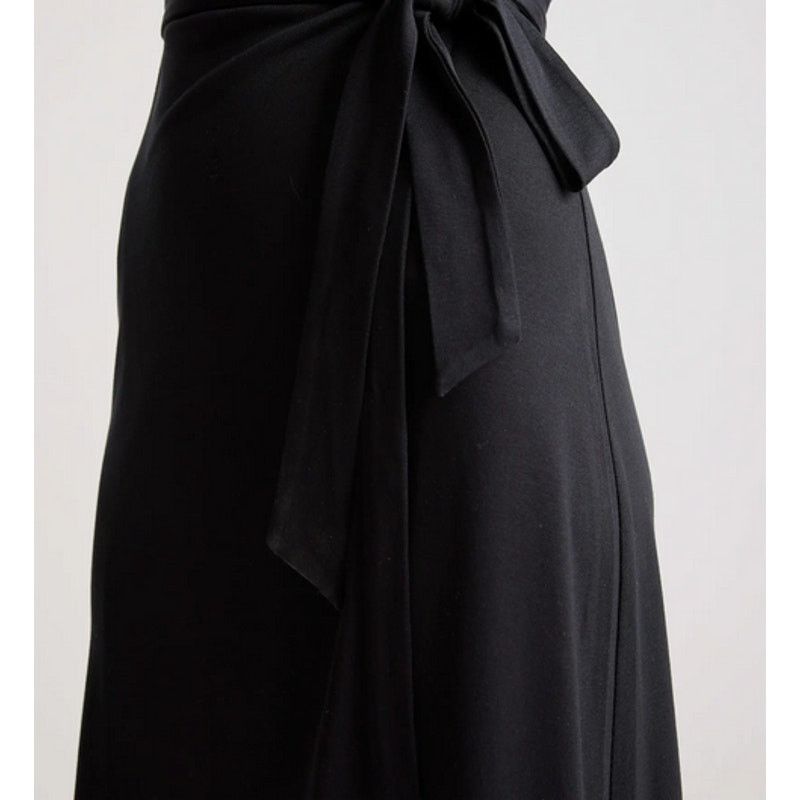 Quince Quince 100% Silk Jersey Mini Wrap Dress Black Size S NWT Size S / US 4 / IT 40 - 5 Thumbnail