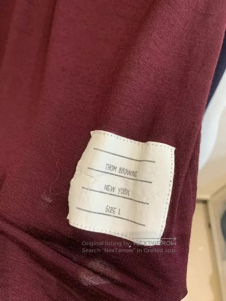 Thom Browne Thom Browne Red Blue Long Sleeve Top . Size US S / EU 44-46 / 1 - 5 Thumbnail