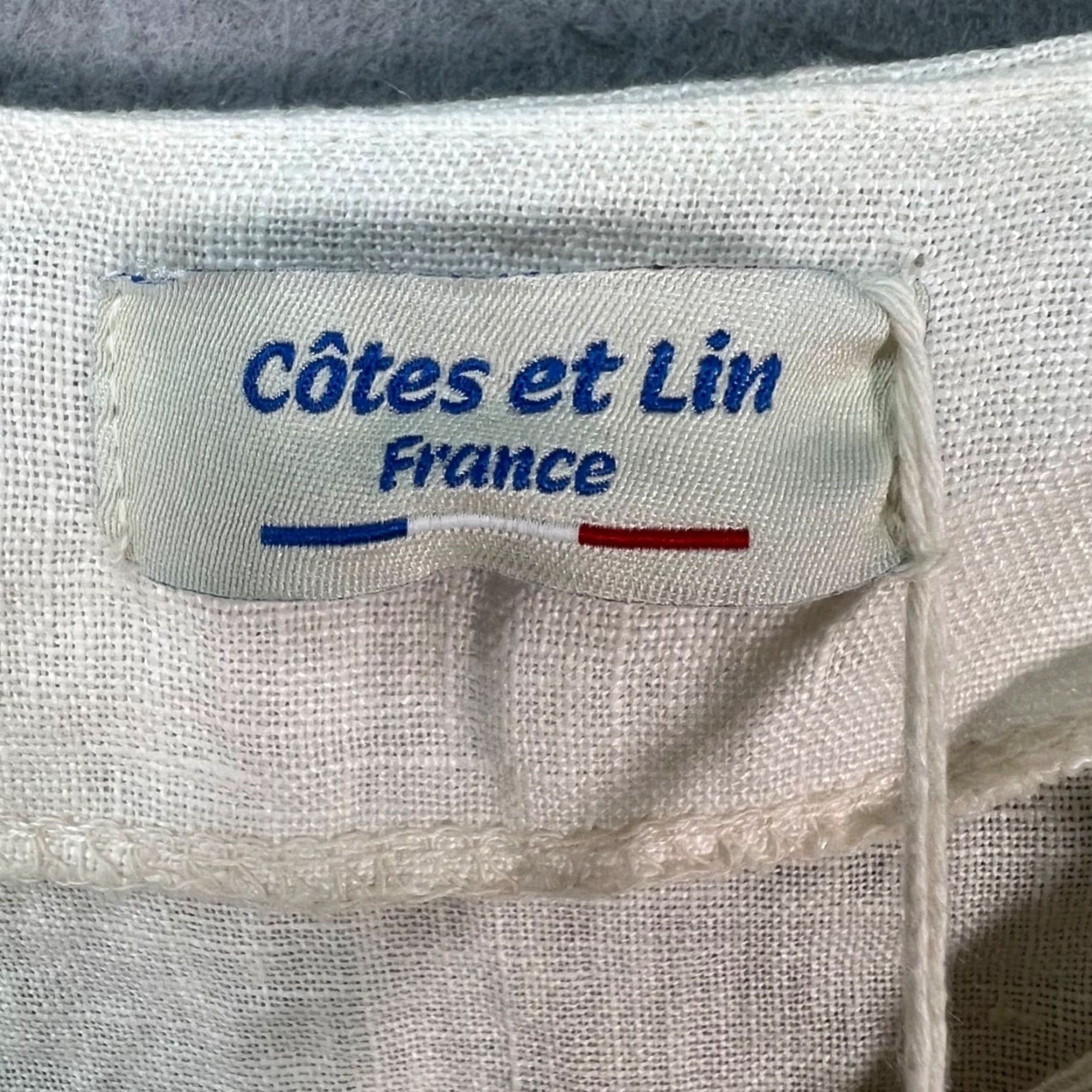 Vintage Côtes Et Lin Womens Small Flared Linen Skirt Ivory Made In Italy Lightweight Casual Summer Linen Skirt Womens S Ivory Flare Size 28" / US 6 / IT 42 - 3 Thumbnail