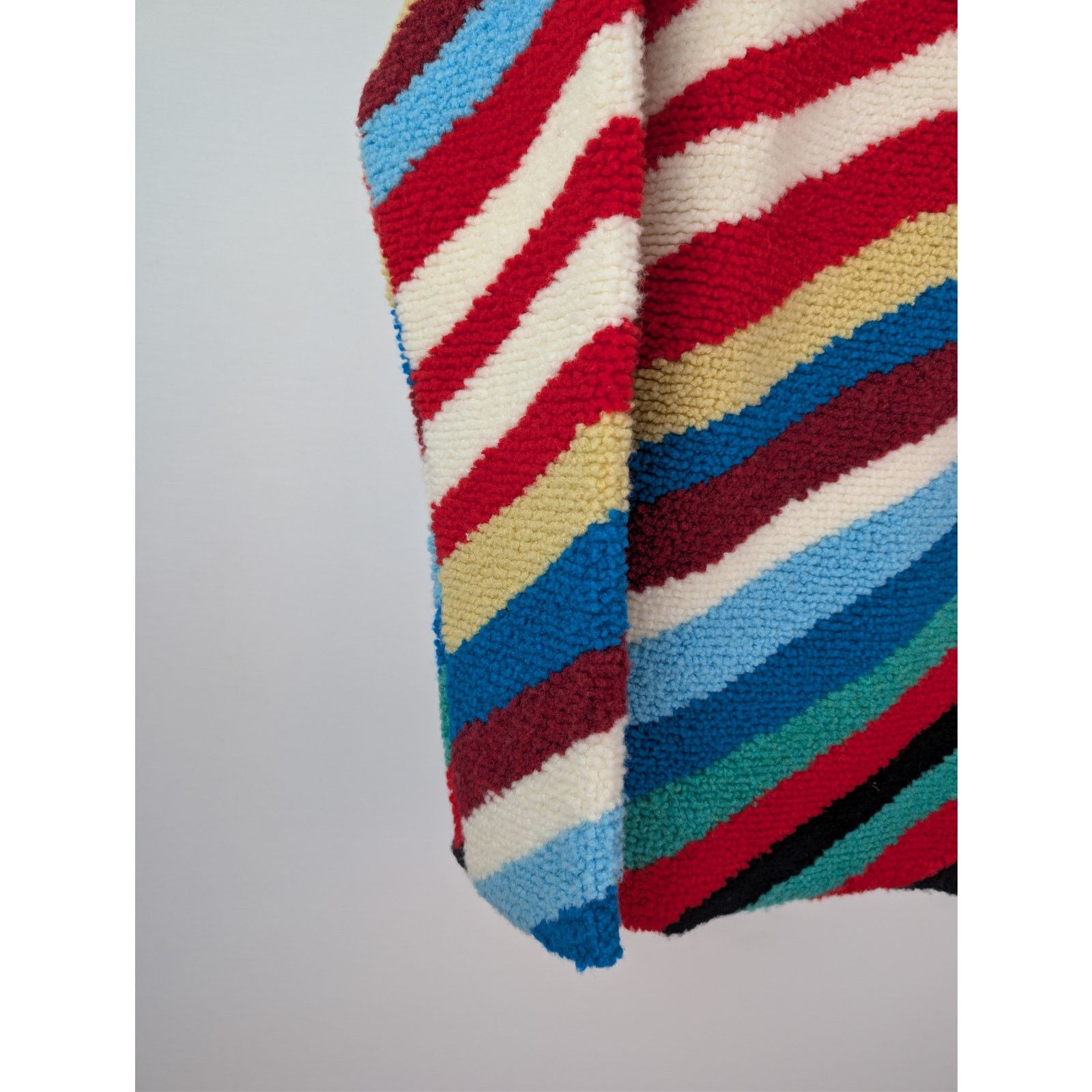 Bottega Veneta o1rshd1 Striped Loopy Knit Wool-Blend Sweater in Multicolor Size US M / EU 48-50 / 2 - 6 Thumbnail