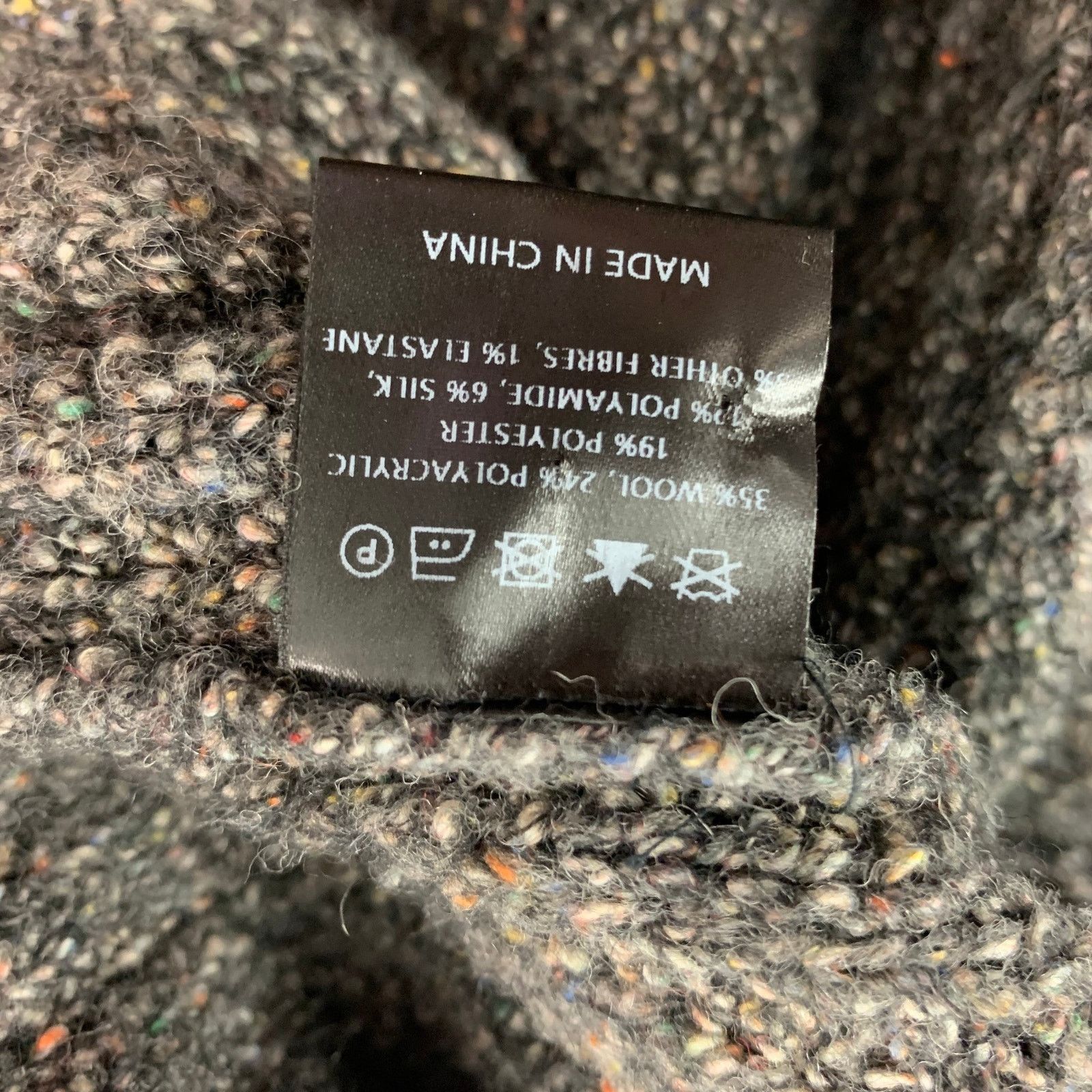 Craig Green CRAIG GREEN Size S Grey Wool Blend Shawl Sweater Size US S / EU 44-46 / 1 - 6 Thumbnail