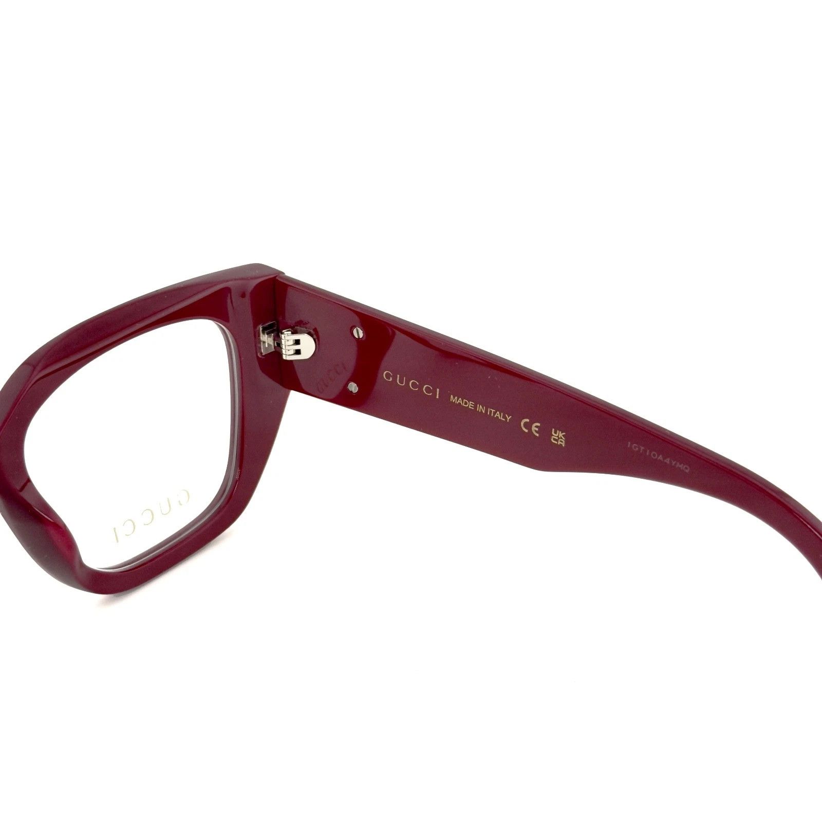 Gucci GUCCI GG1952O 1952 Burgundy GG Silver Bold Eyeglass 003 Size ONE SIZE - 7 Thumbnail