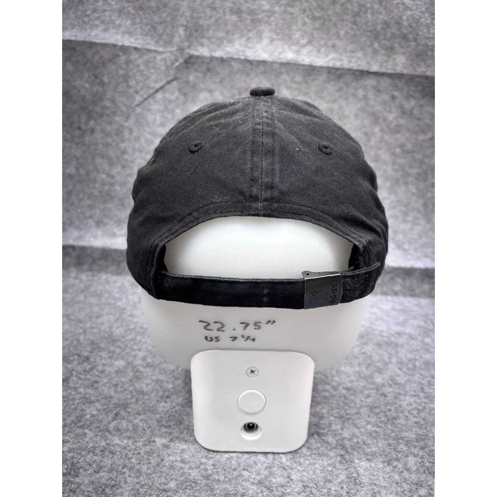 Adidas adidas Hat Cap Strap Back Adult One Size Black 100% Cotton Golf Climalite Size ONE SIZE - 6 Thumbnail