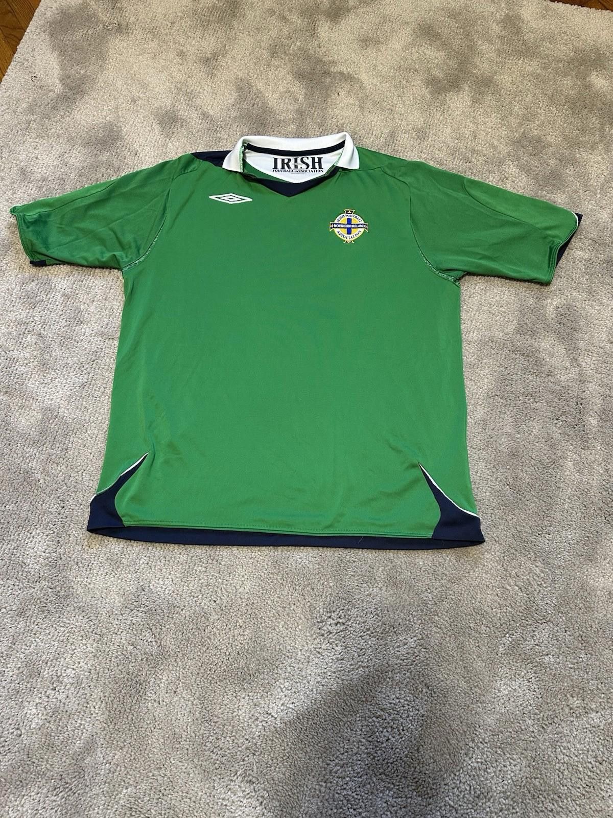 Umbro Northern Ireland Umbro 2006 Football Shirt Soccer Jersey Size US XL / EU 56 / 4 - 1 Thumbnail