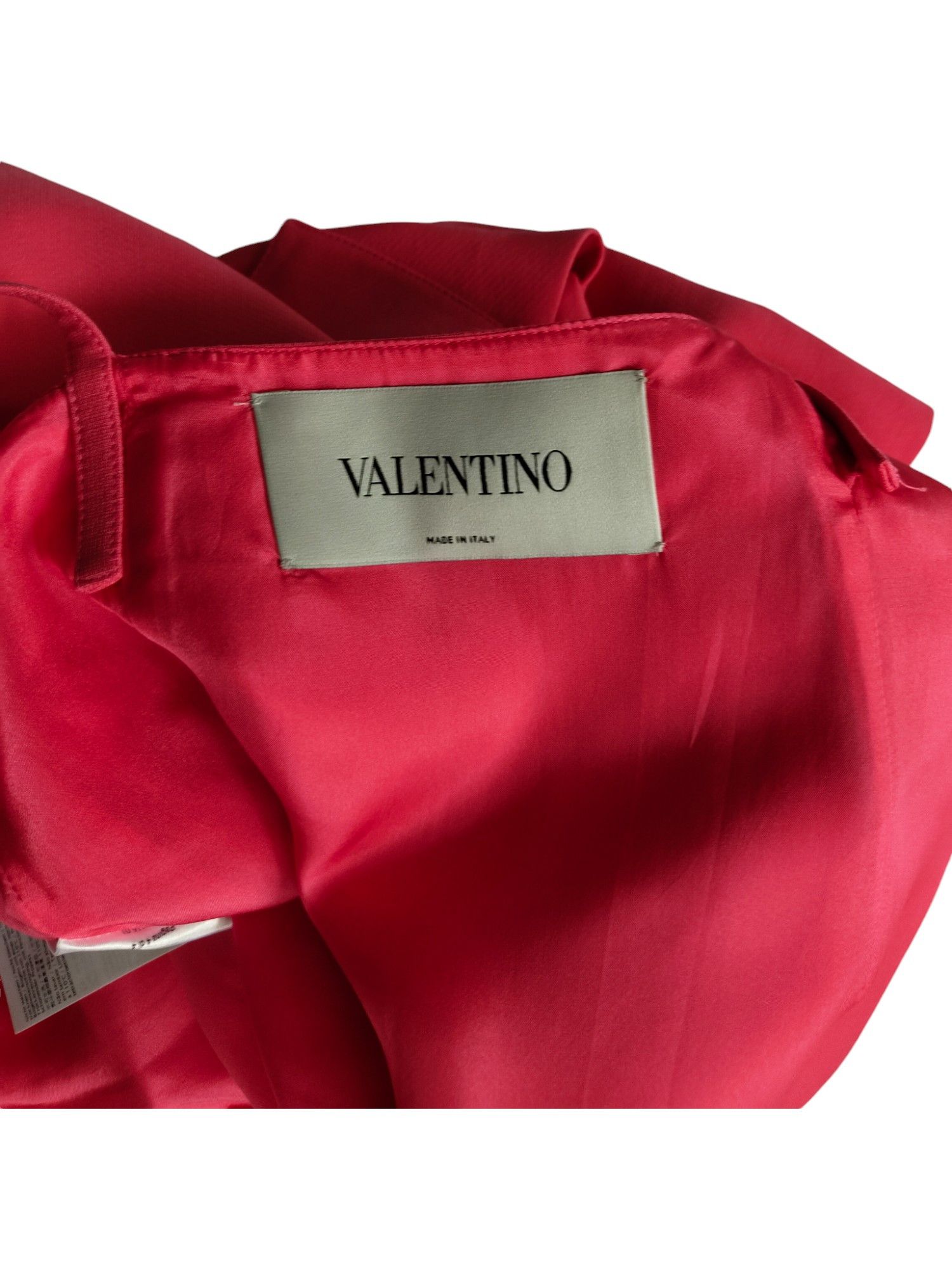 Valentino Fuchsia Sleeveless Round Neck Dress With Open Back Size XS / US 0-2 / IT 36-38 - 3 Thumbnail