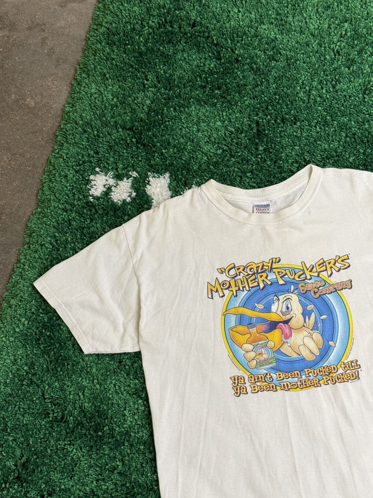 Gildan × Vintage CRAZY Mother Puckers Sauce Company Duck Tee XL Size US XL / EU 56 / 4 - 2 Thumbnail