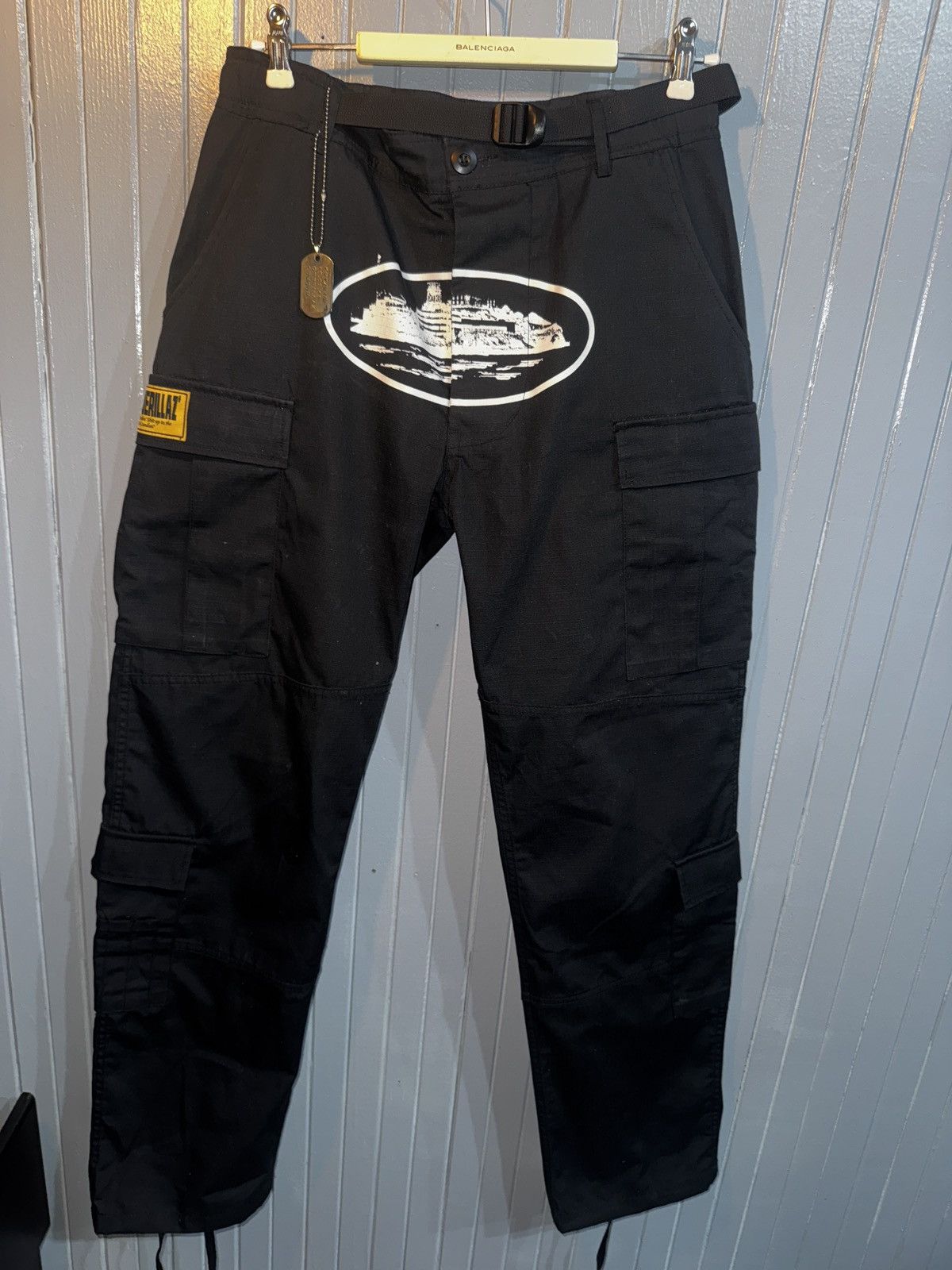 Corteiz Corteiz 5 year anniversary RTW Black Cargo Pants Size US 32 / EU 48 - 1 Thumbnail