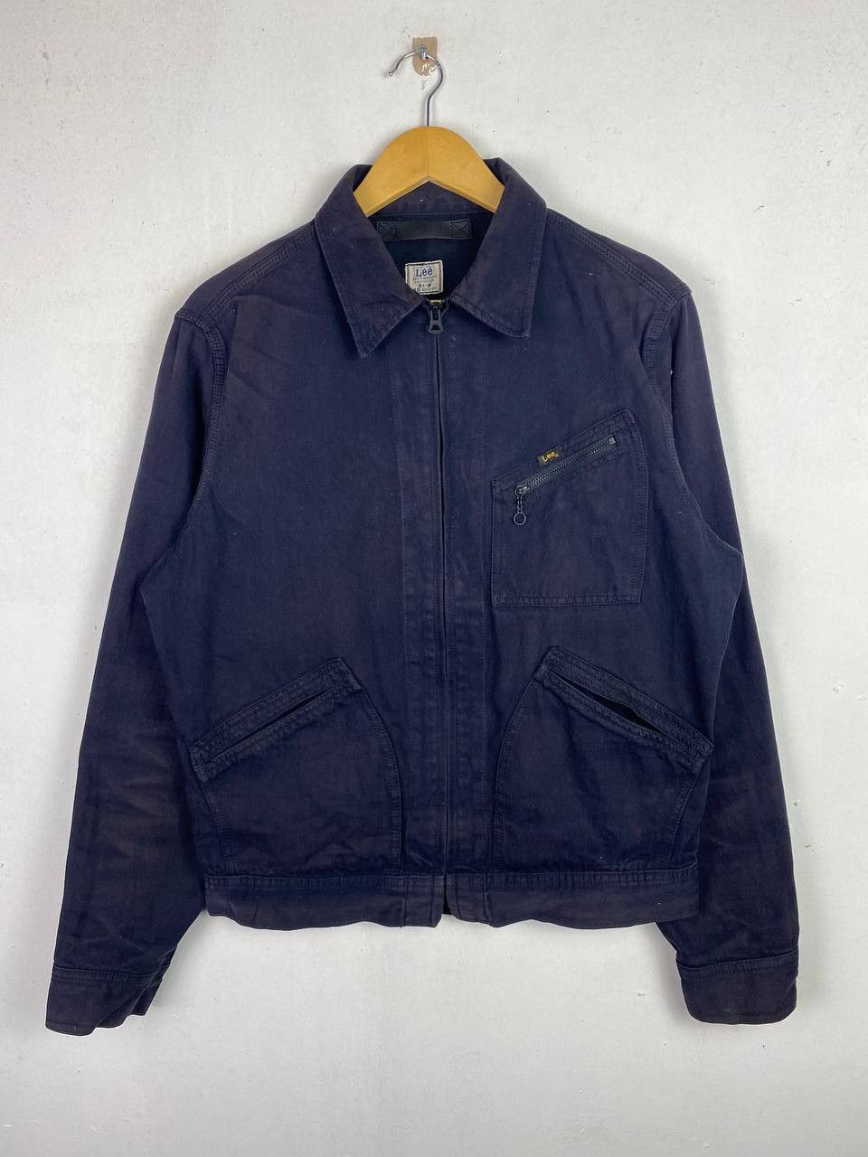 Lee Nice designvintage lee sanforized jelt denim jacket sunfaded Size US L / EU 52-54 / 3 - 1 Thumbnail