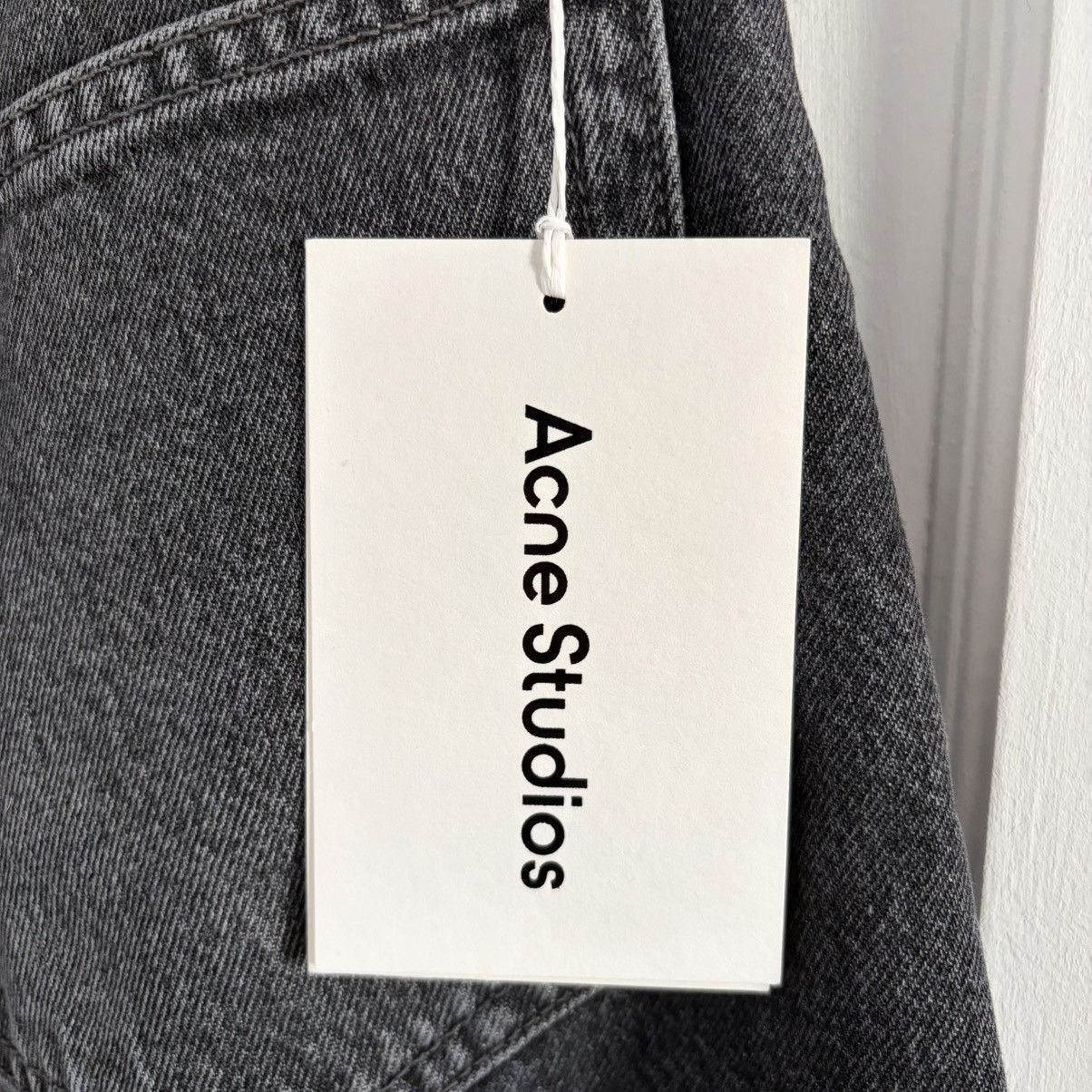 Acne Studios Acne Studios BNWT baggy - 1989 Ash Black Size US 29 - 4 Thumbnail