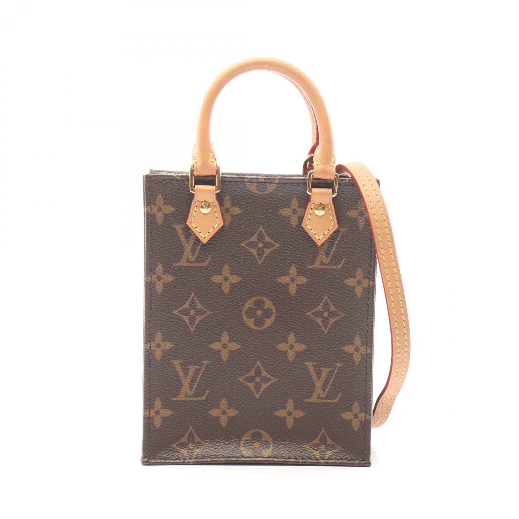 Louis Vuitton Louis Vuitton Louis Vuitton Petit Sac Plat Monogram 2way bag Textile Crossbody Bag M69442 DUTY FREE for USA Size ONE SIZE - 1 Thumbnail