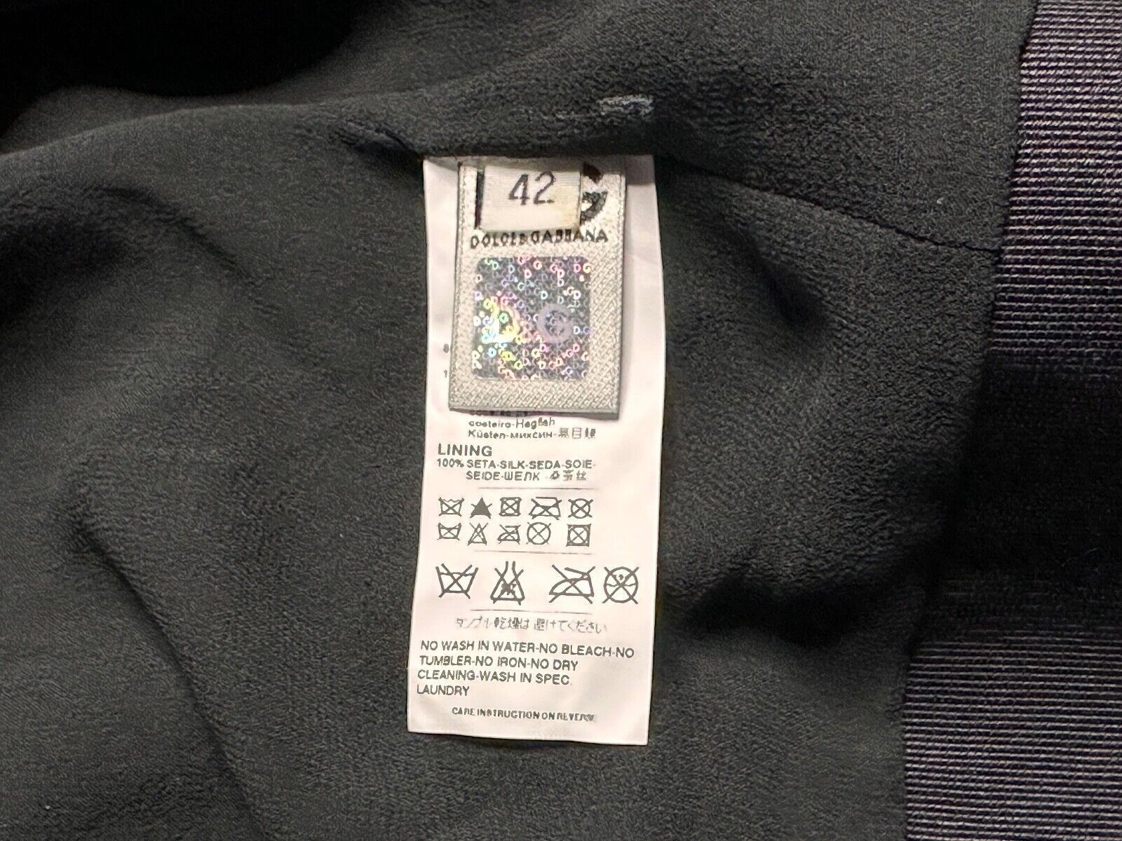 Dolce & Gabbana Dolce&Gabbana women's silk jacket 42 Size M / US 6-8 / IT 42-44 - 8 Thumbnail
