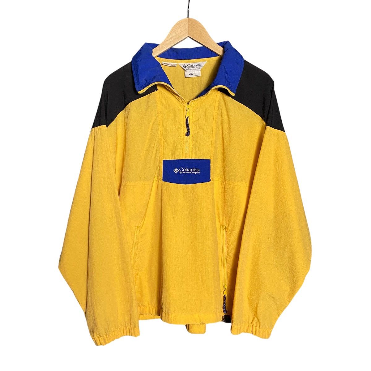 Columbia × Vintage Vintage 90s Columbia Sportswear Half Zip Windbreaker Jacket Size US L / EU 52-54 / 3 - 1 Thumbnail